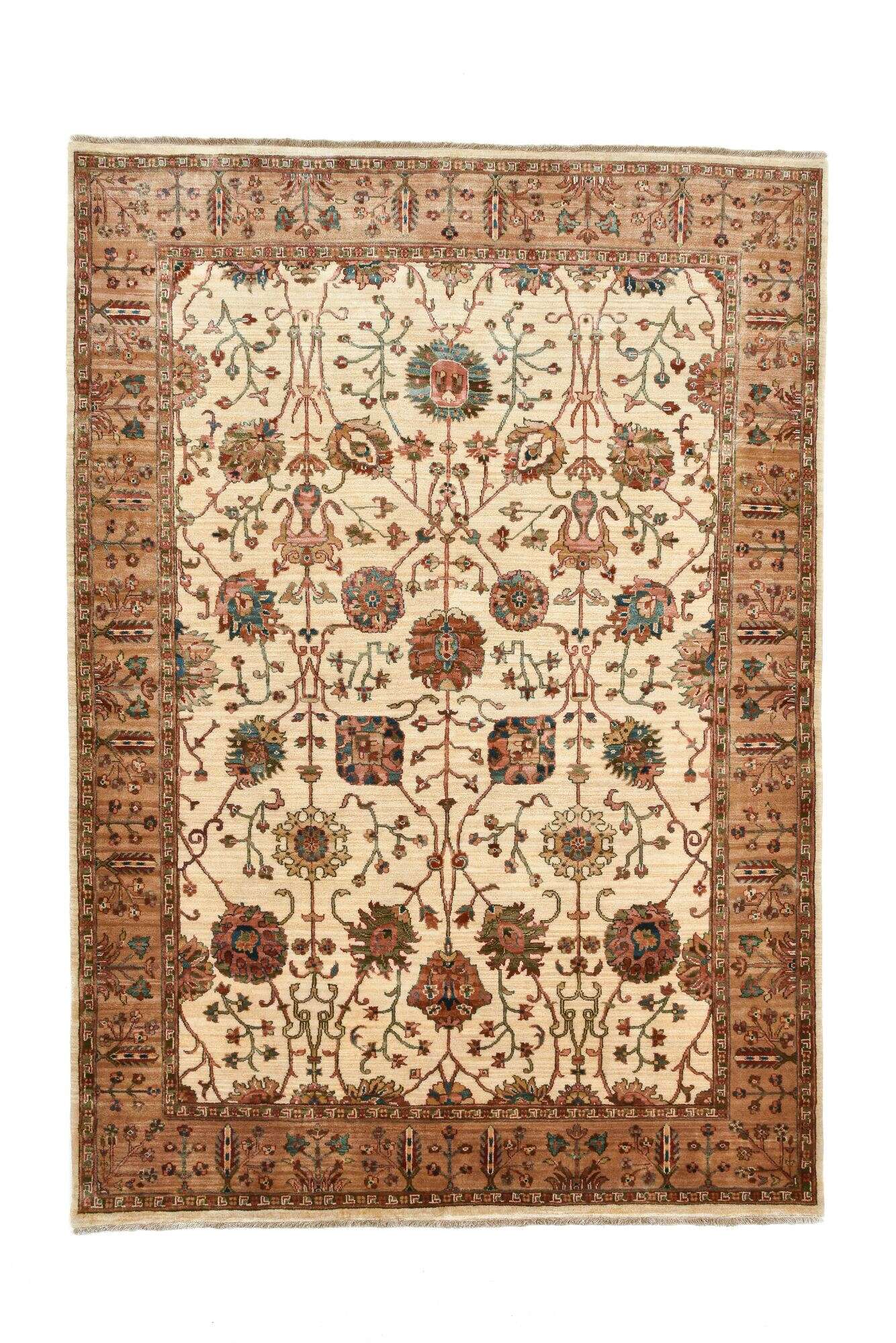  Samarkand Teppich 167x237 cm Orientteppich Handgeknüpft