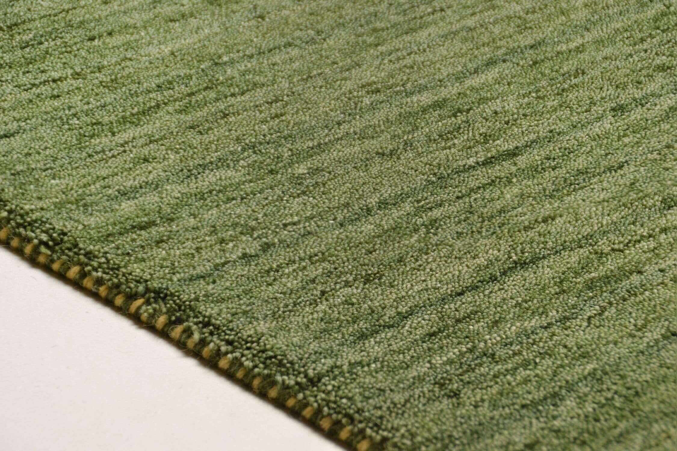 Haltu_uni_301green_122833_3 Teppich Haltu Einfarbig reine Wolle Teppich Natur