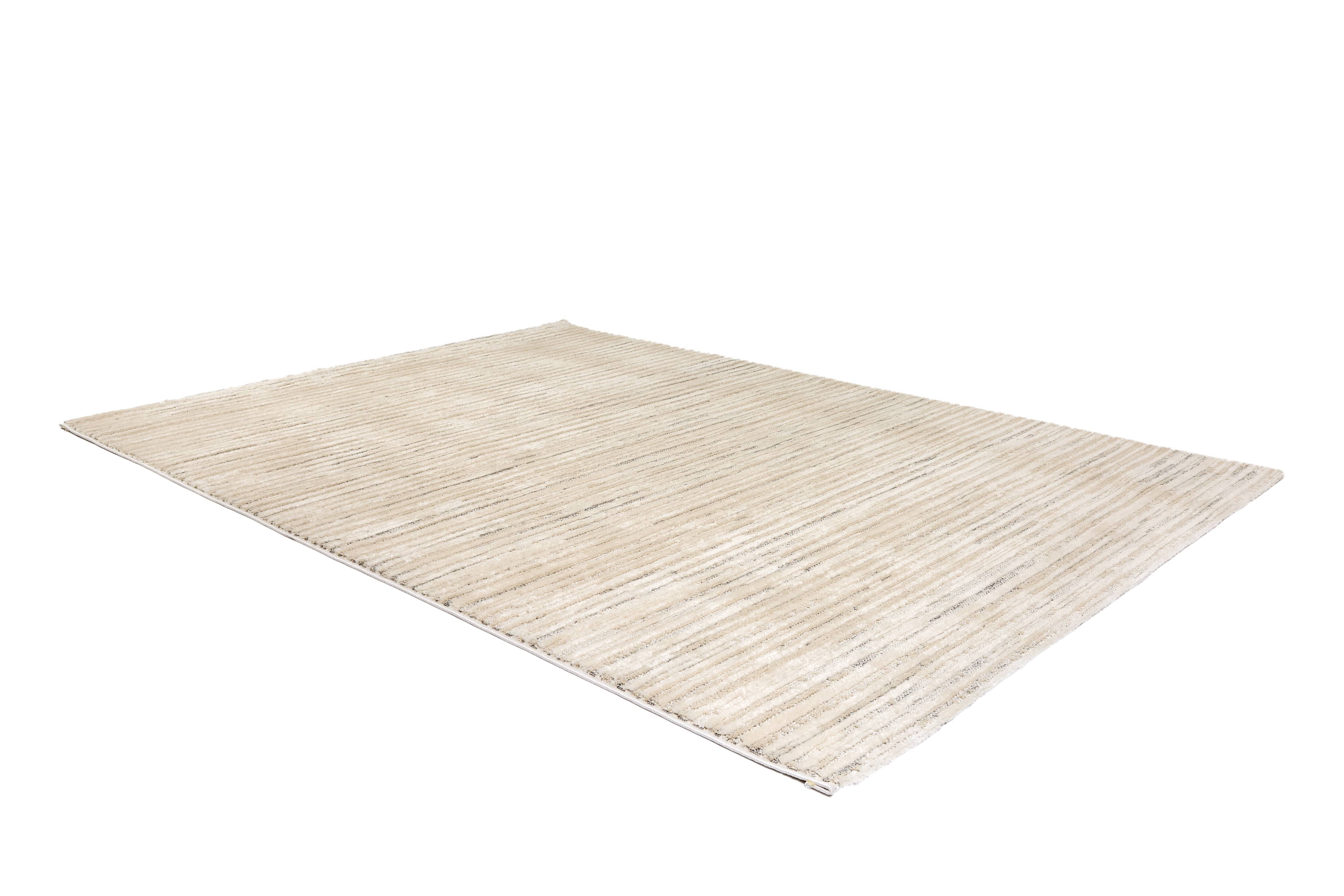 Wohnteppich Lou D.253 C. 003 Streifen creme-grau