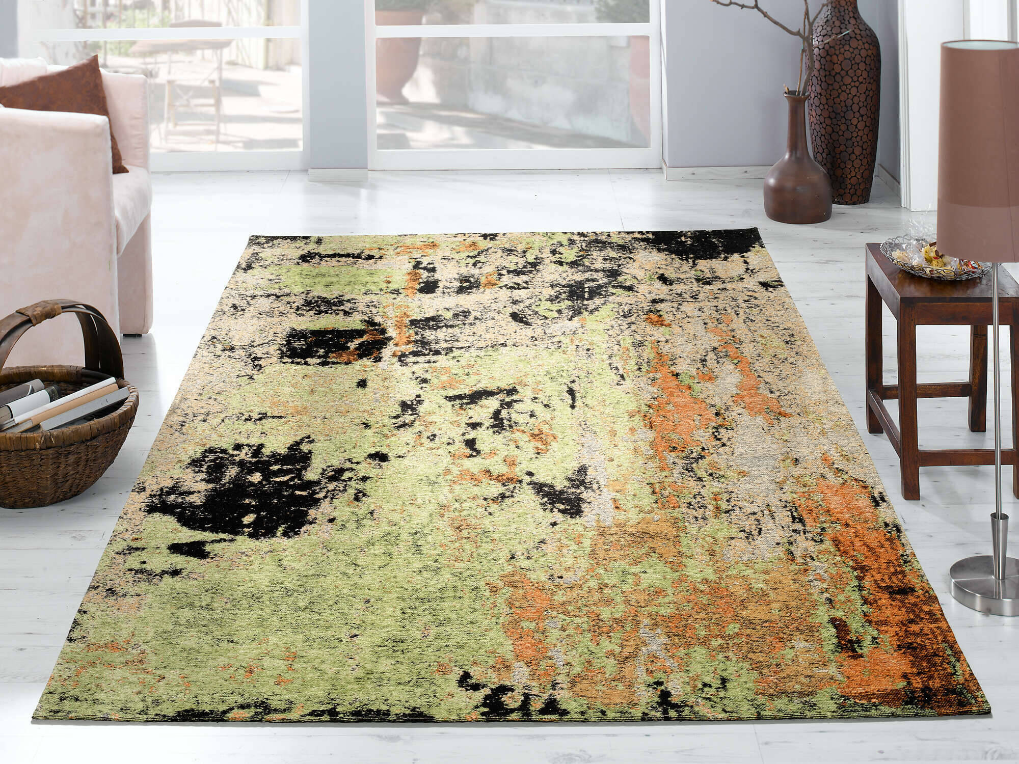 FLO08-598-1 Florentina Tali Vintage Teppich Design Multicolor