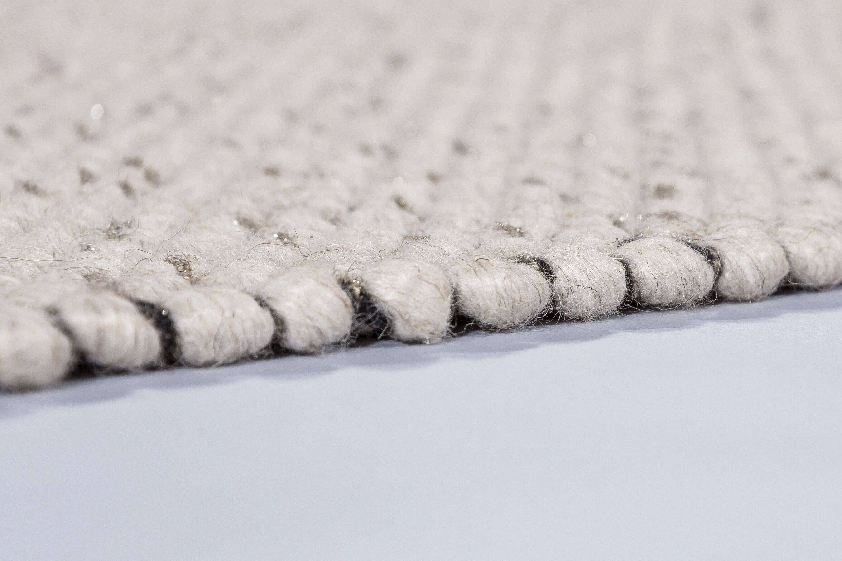 6014_191_007_Miro_Kante Teppich Loumos 6014-191-007 Teppich Einfarbig Handgewbt