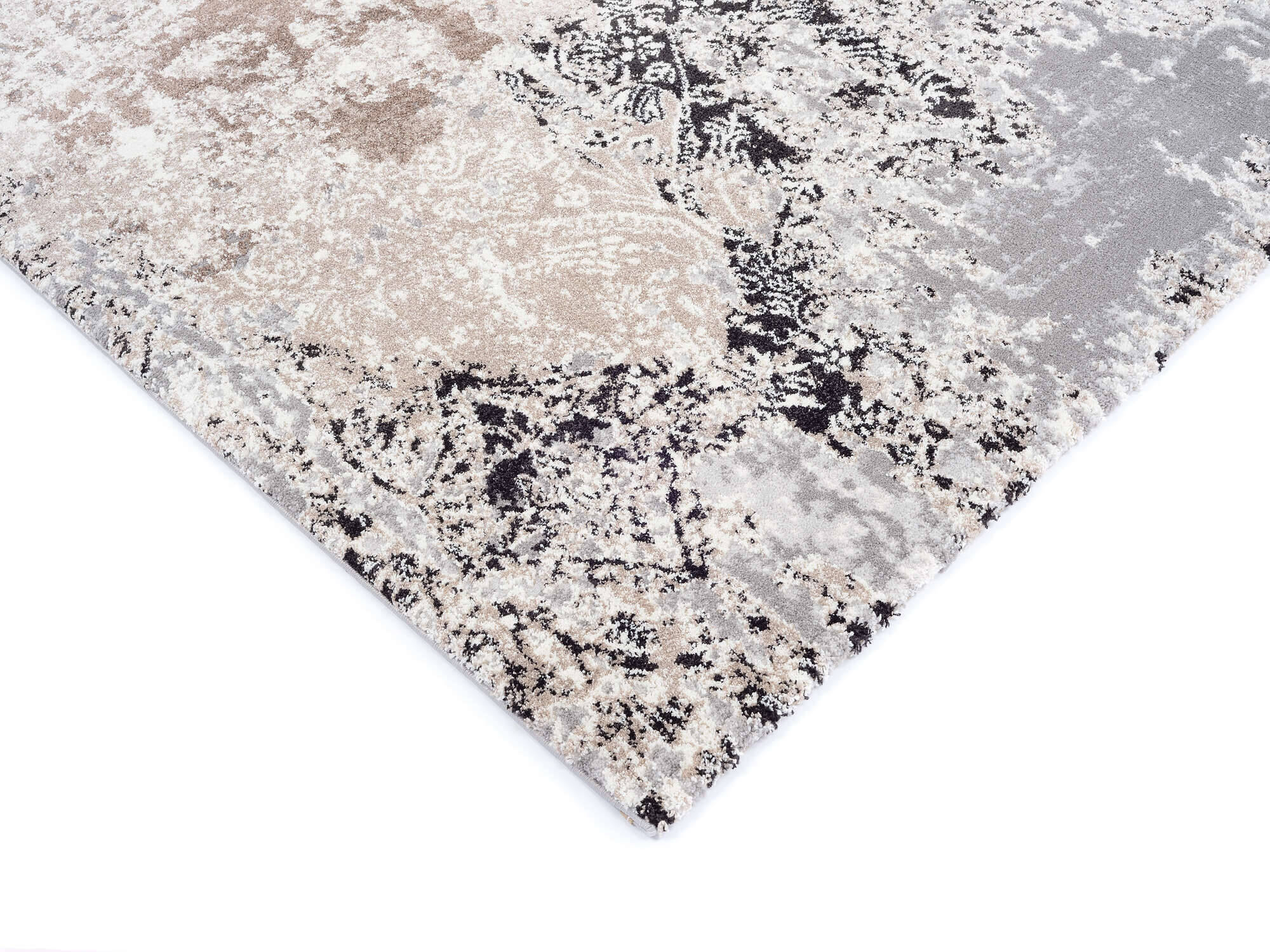 JUW03-547-3 Teppich Juwel Dramatica Hochflor Teppich Vintage Shaggy