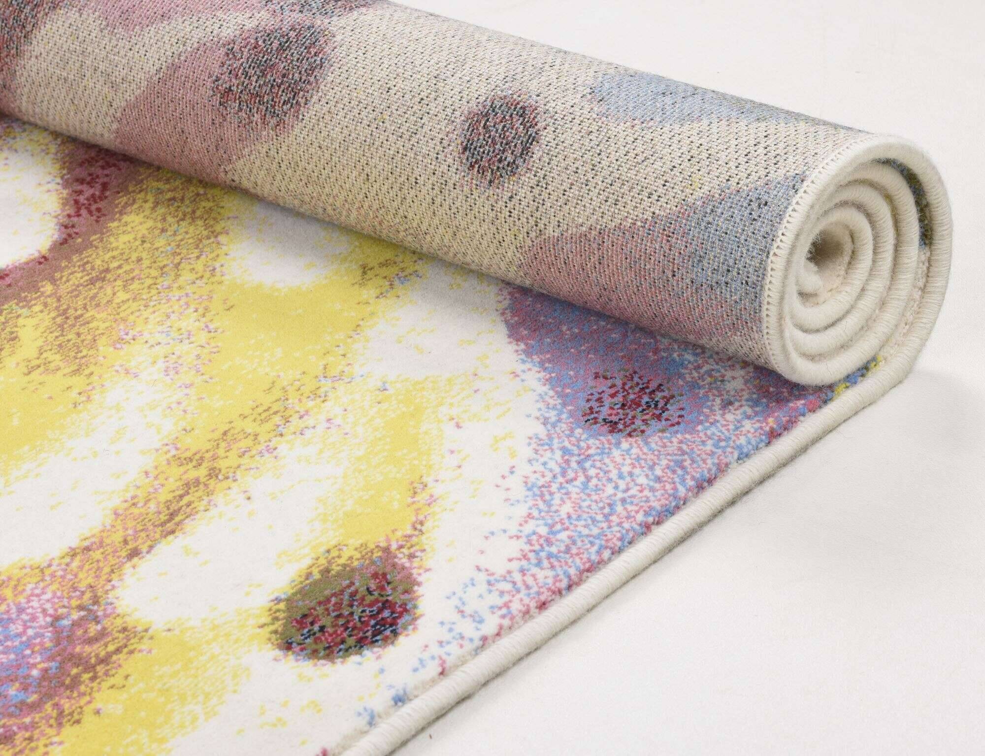 GALERIE_619_800MULTICOLOR_415572_11 Design Teppich Galerie 619 Schurwolle Teppich Natur