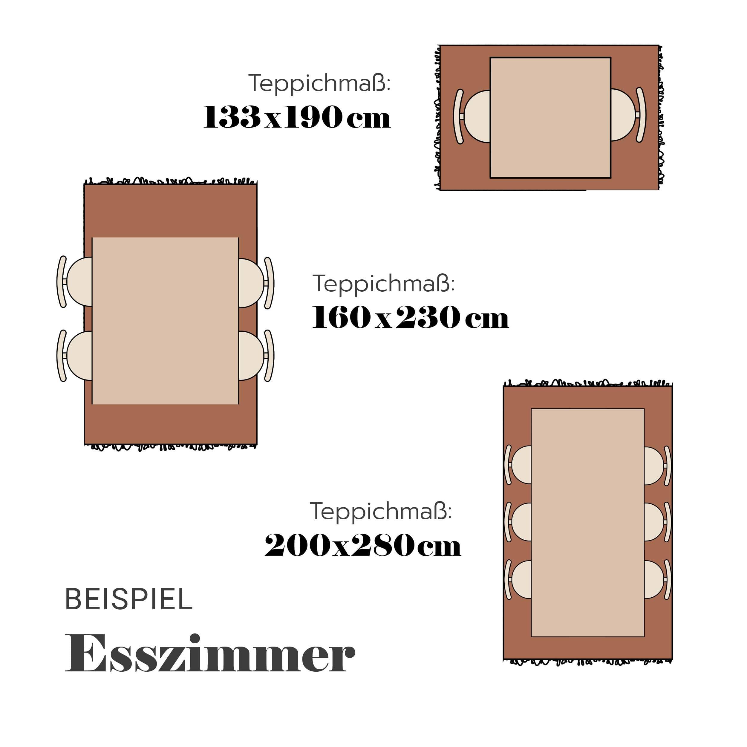 Wohnteppich Lou D.253 C. 003 Streifen creme-grau