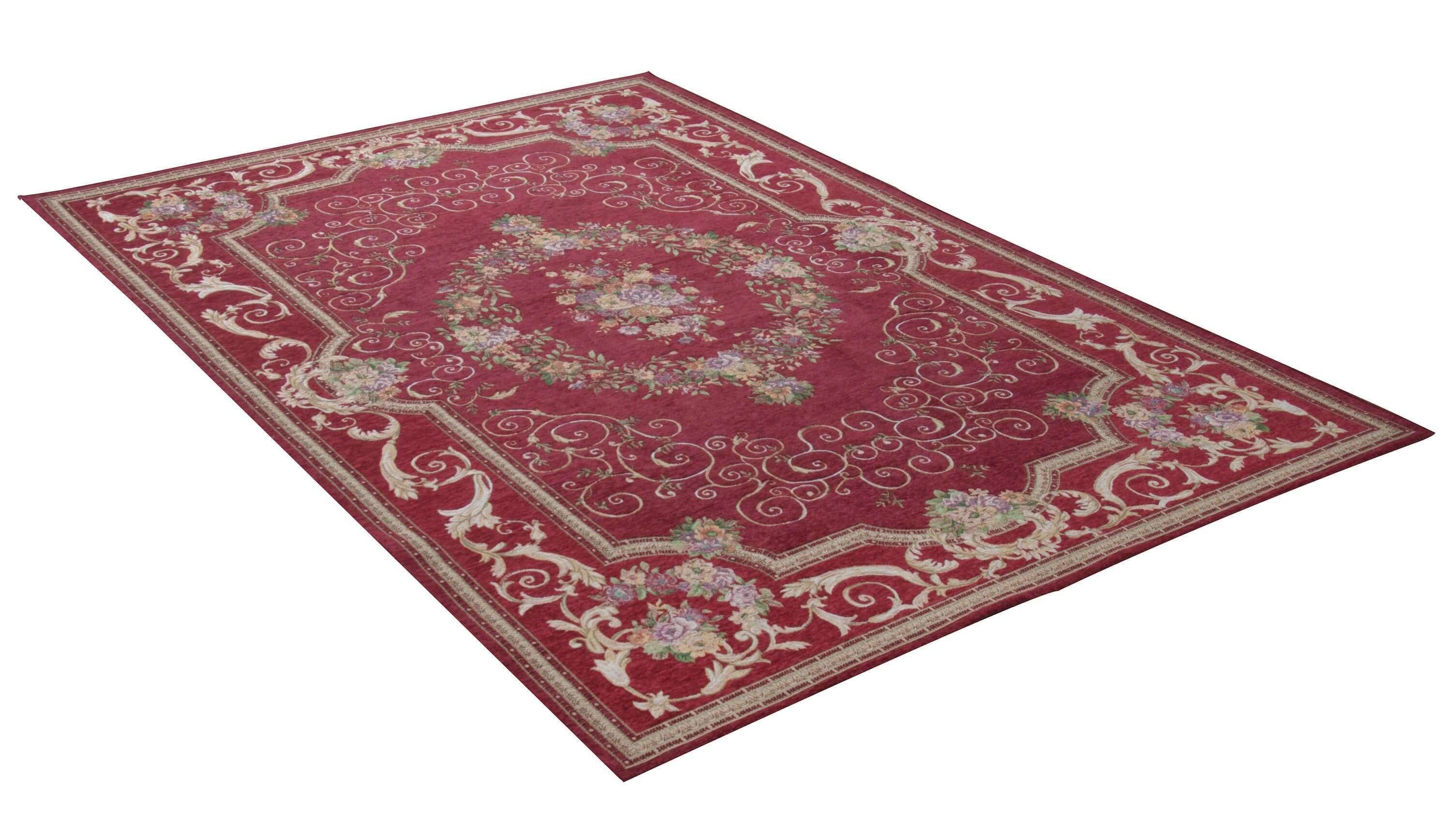 Flomi_Florentina_200red_406944_2 Flomi Florentina Teppich Flachgwebe Teppich Blumen