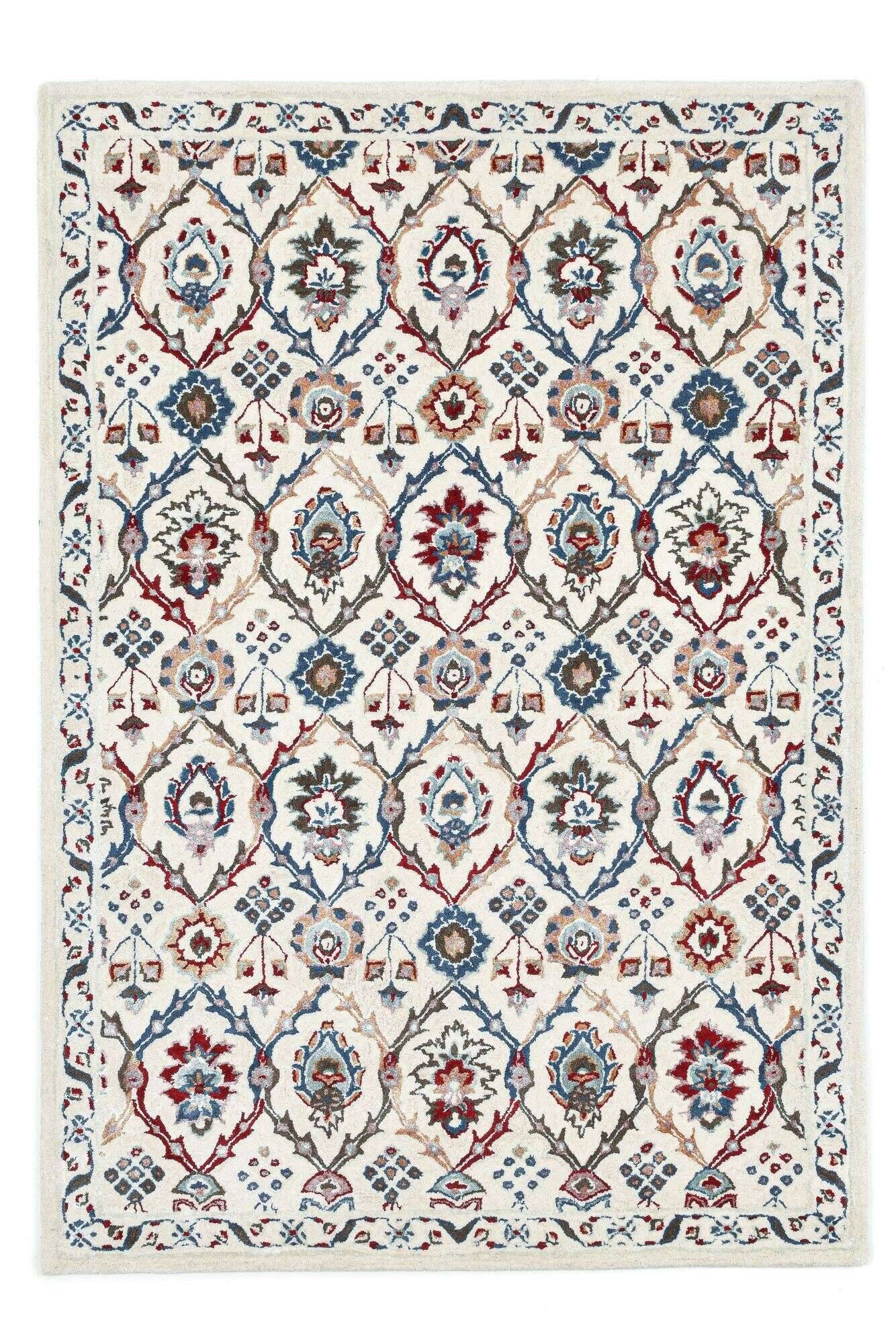 coosa_zo-4117-20_553beigemulti_420851_1 Design Teppich Coosa Schurwolle Viskose 160x230cm