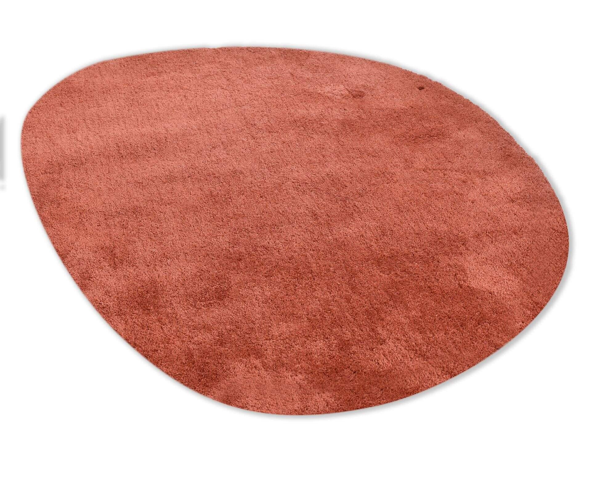 Cozy_uni_pebble_440rust_426091_2 Tom Tailor COZY PEBBLE UNI Teppich Formteppich