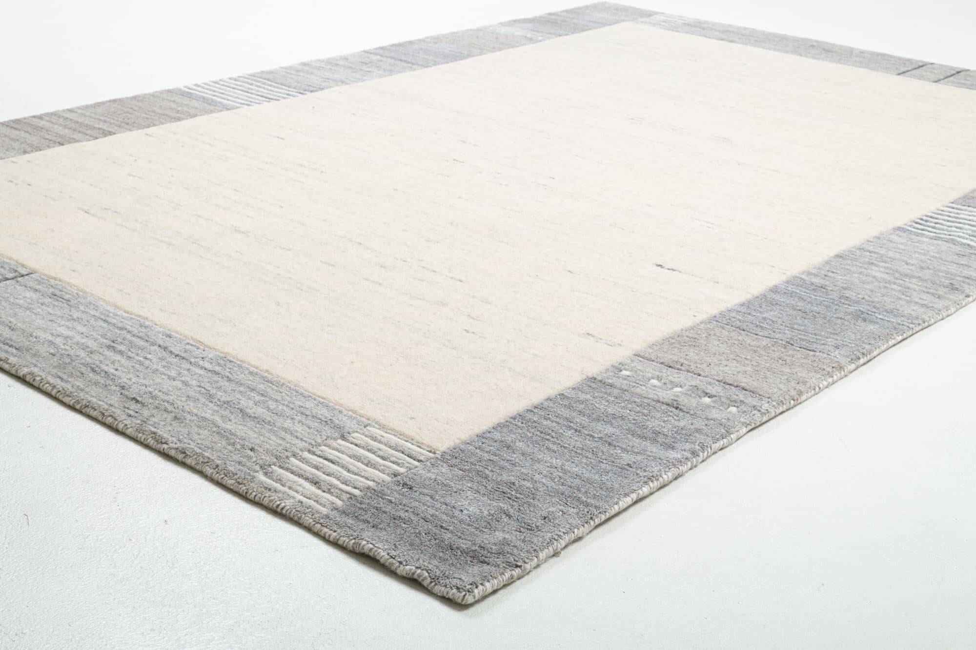 Teppich Modern Nevada Viscose Handgewebt 160x230cm grau