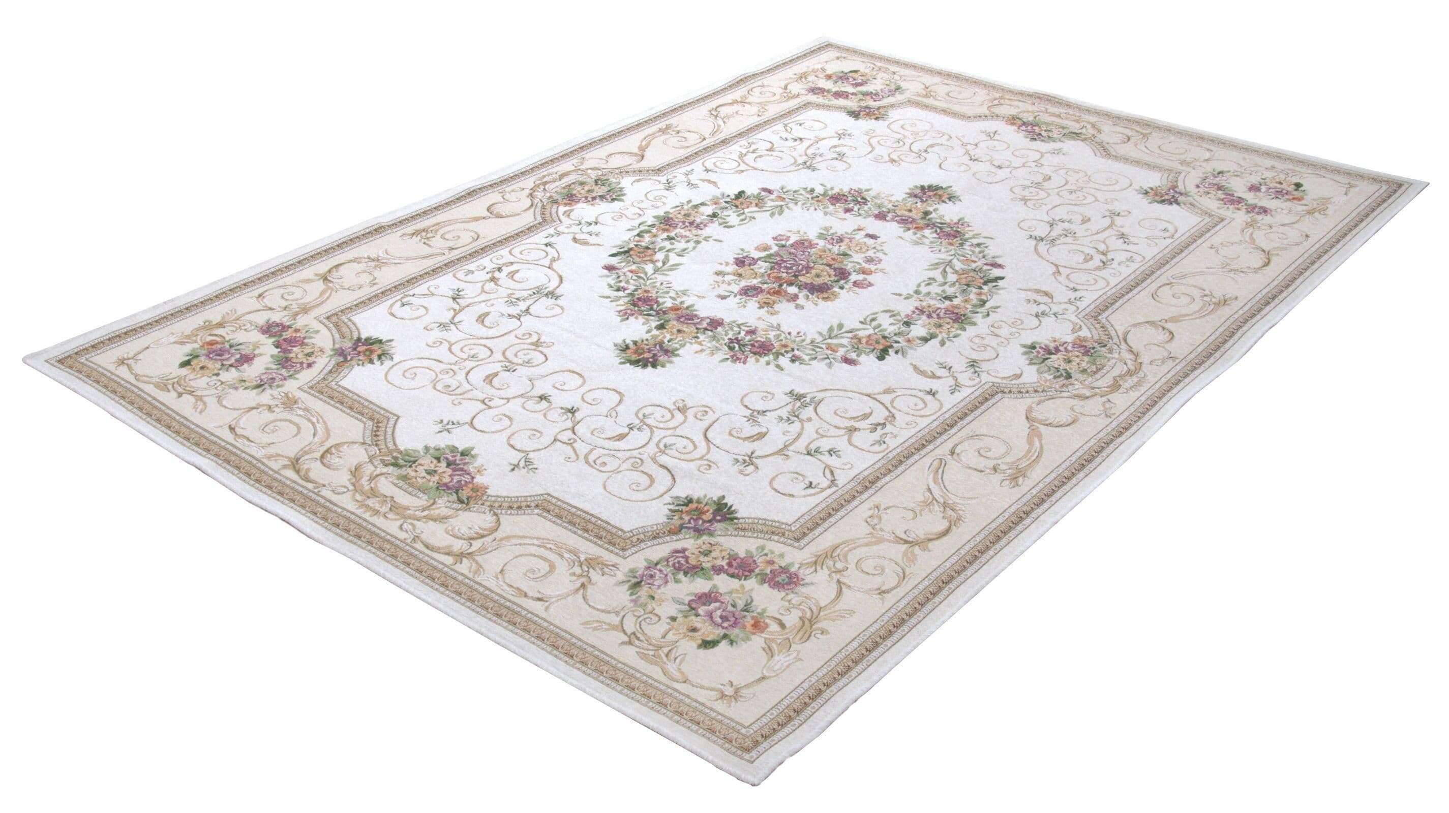 Flomi_Florentina_540ivory__406934_2 Flomi Florentina Teppich Flachgwebe Teppich Blumen