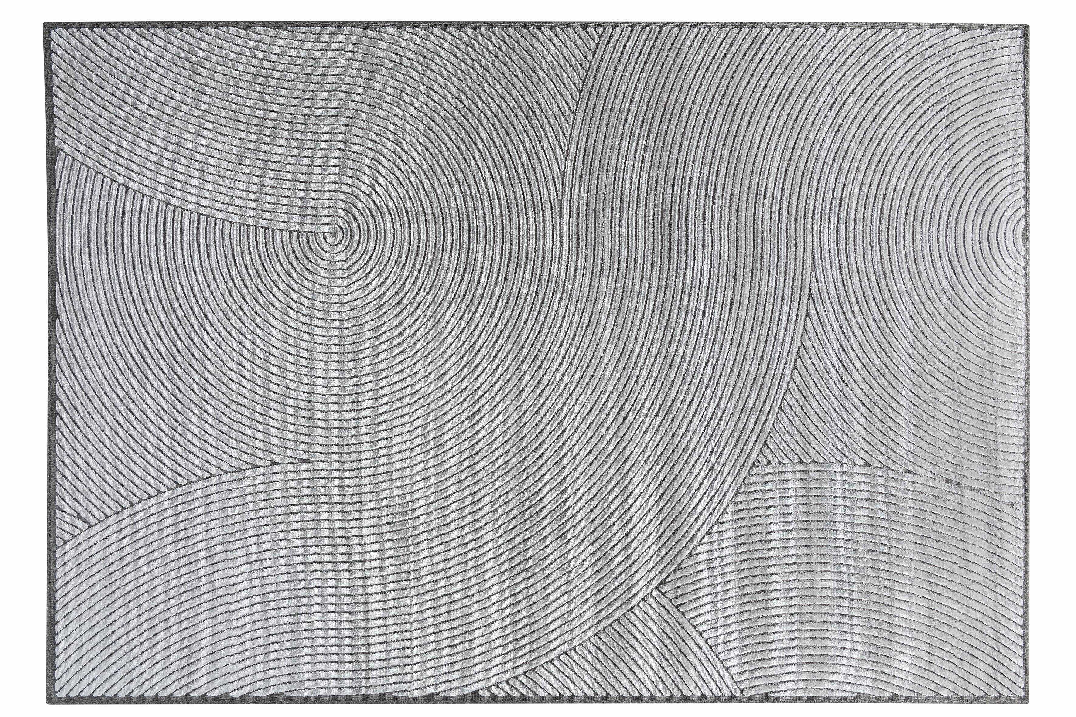 Moderner Teppich 160x230cm reine Viskose Flachgewebe 