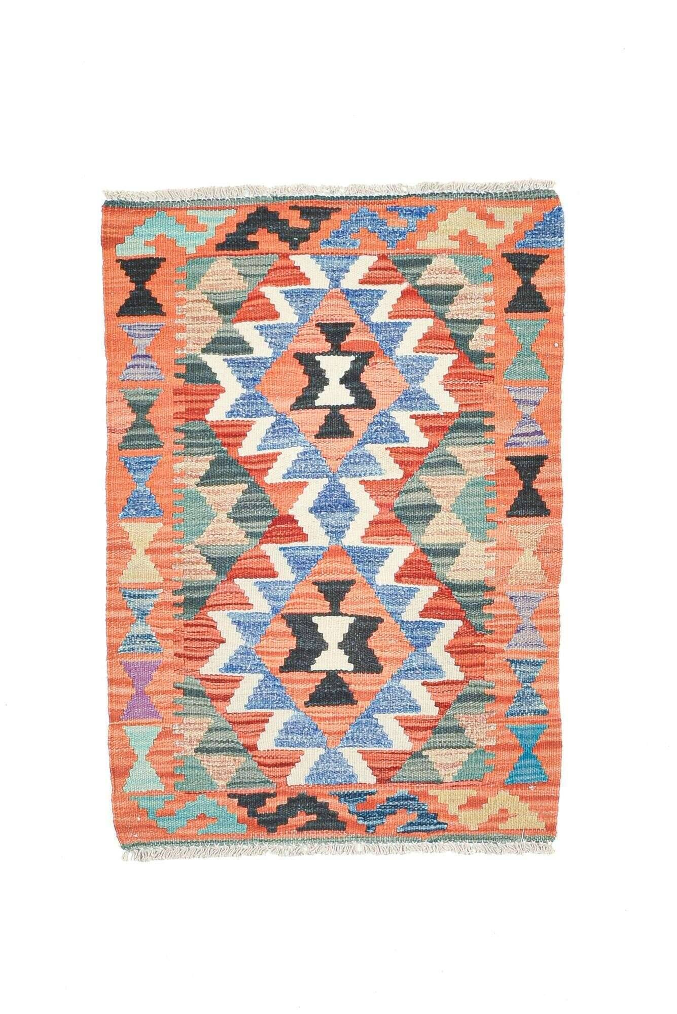 tablashah_3486_800multicolor_434897_1 Handgewebter Kelim Teppich Tablashah Schurwolle bunt 060x087cm