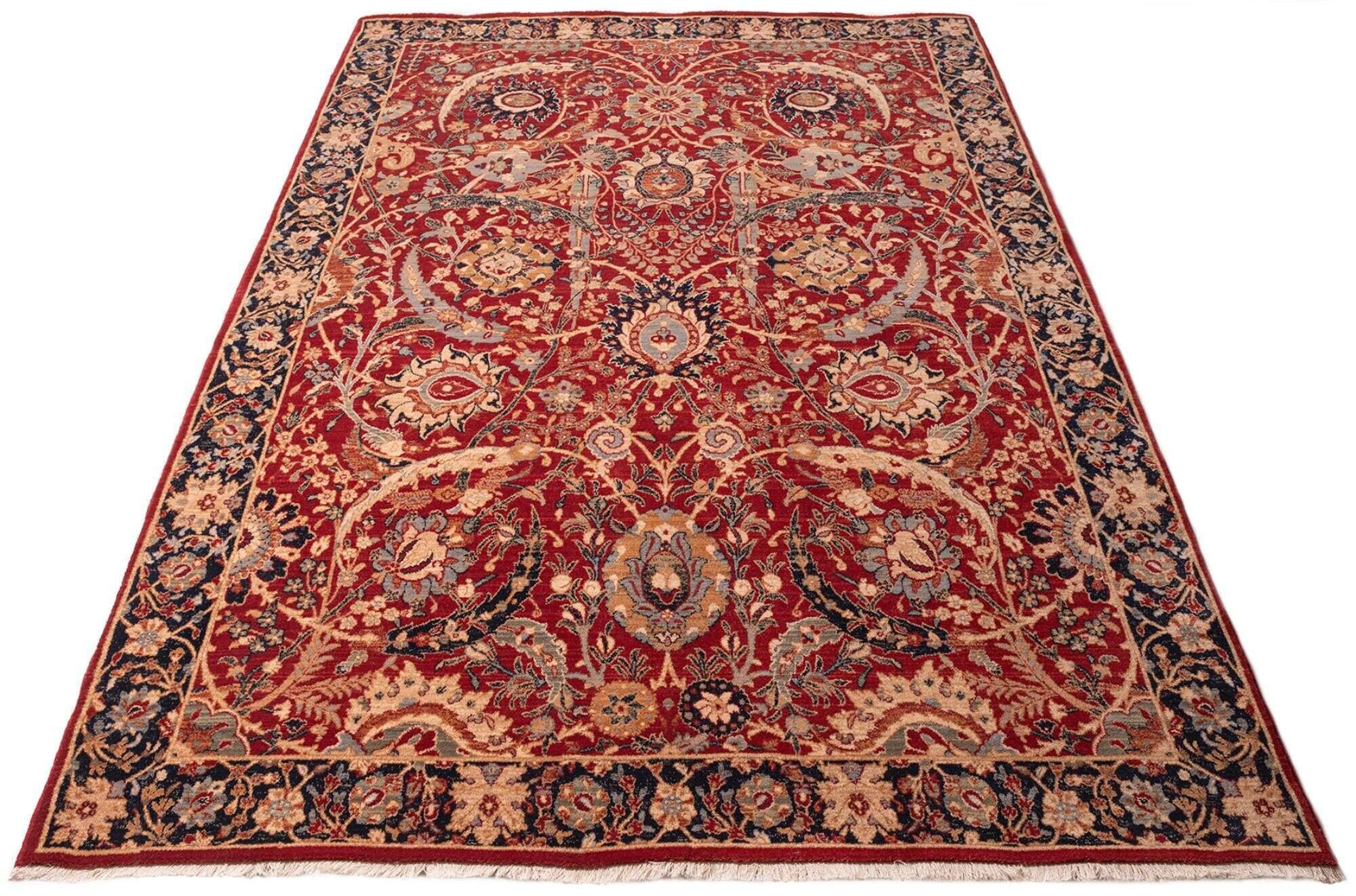 Saharna_6650_205redmulti_422798_1 Teppich Saharna 6650 Webteppich aus reiner Wolle