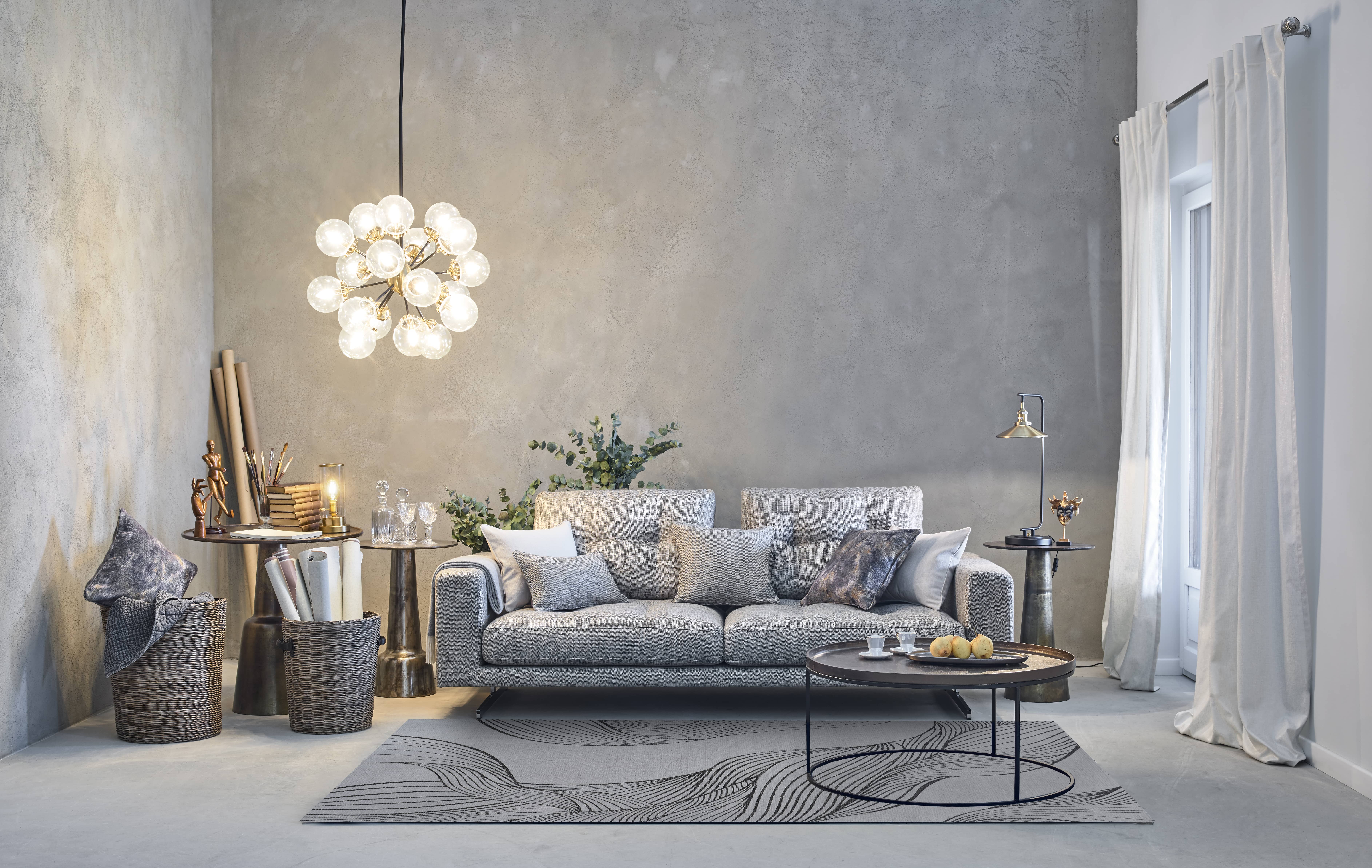 Moderner Teppich LIPARI GRAY - Waschbarer Teppich Moderner Teppich LIPARI GRAY - Waschbarer Teppich