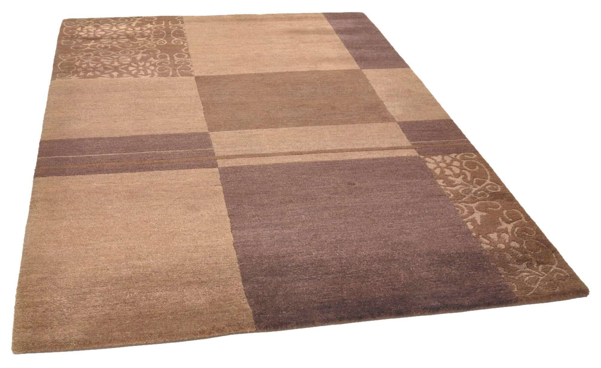 TalongaSilk_RSK545_505brownmulti_414512_2 Talonga-Silk Nepalteppich ca: 170 x 240 cm Handgeknüpft
