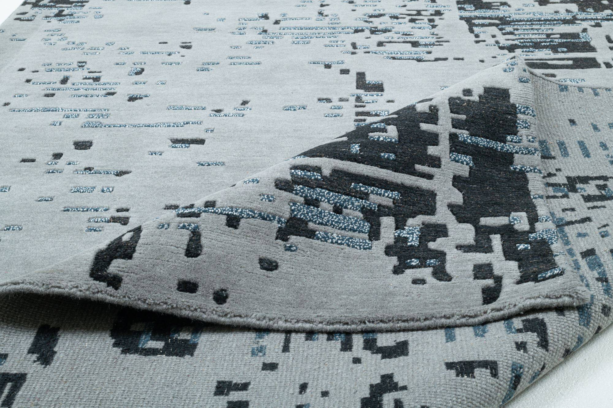 Moderner Designteppich Maringa Handgeknüpft Wunschmaß Moderner Designteppich Maringa Handgeknüpft Wunschmaß