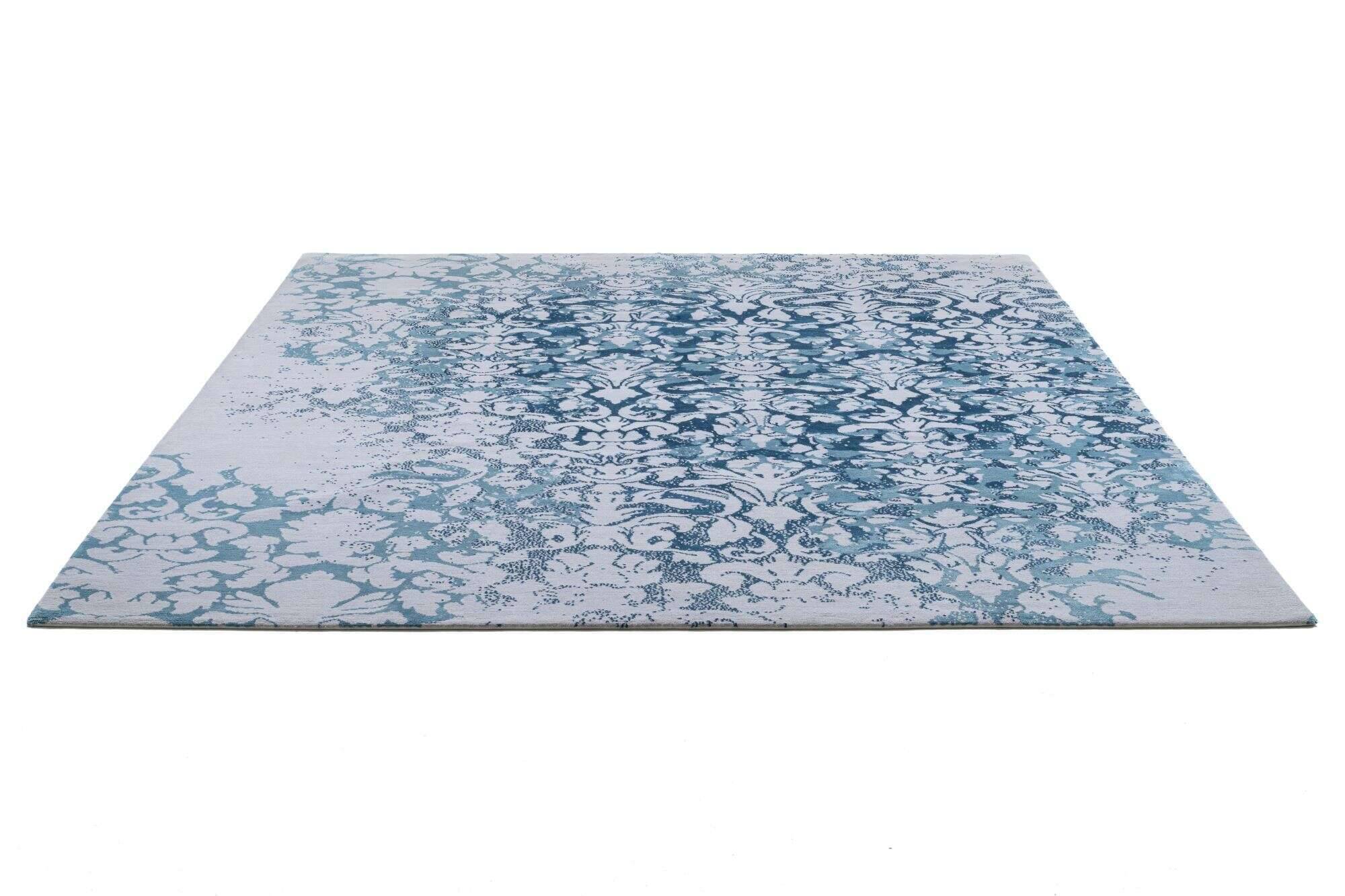 jabusilk_c724_703bluemulti_110444_22 Nepal Teppich Jabu Silk 60 Wolle Seide Design Teppich 246x310cm