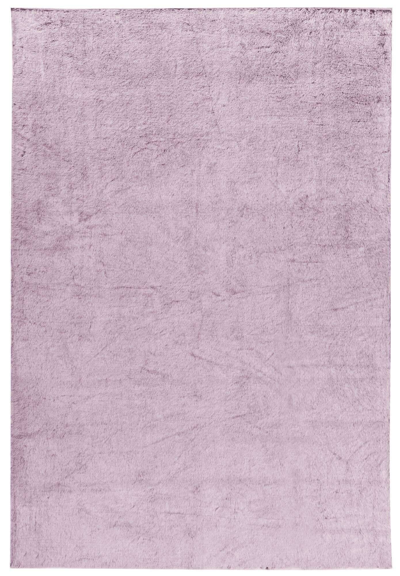 furry_uni_260_berry_419862_1 Furry uni Hochflor Teppich Tom Tailor Kuschelteppich Einfarbig