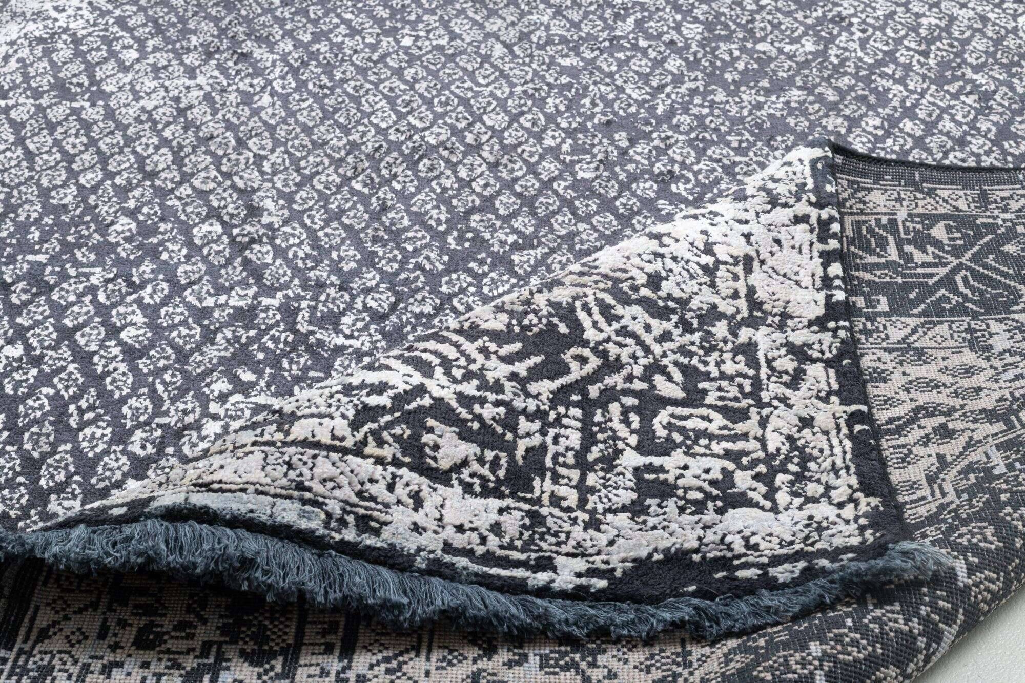 yanbu_m934t_610blackmulti_435776_9 Yanbu Klassischer Vintage Teppich Vikose Handgeknüpft 171x242cm grau