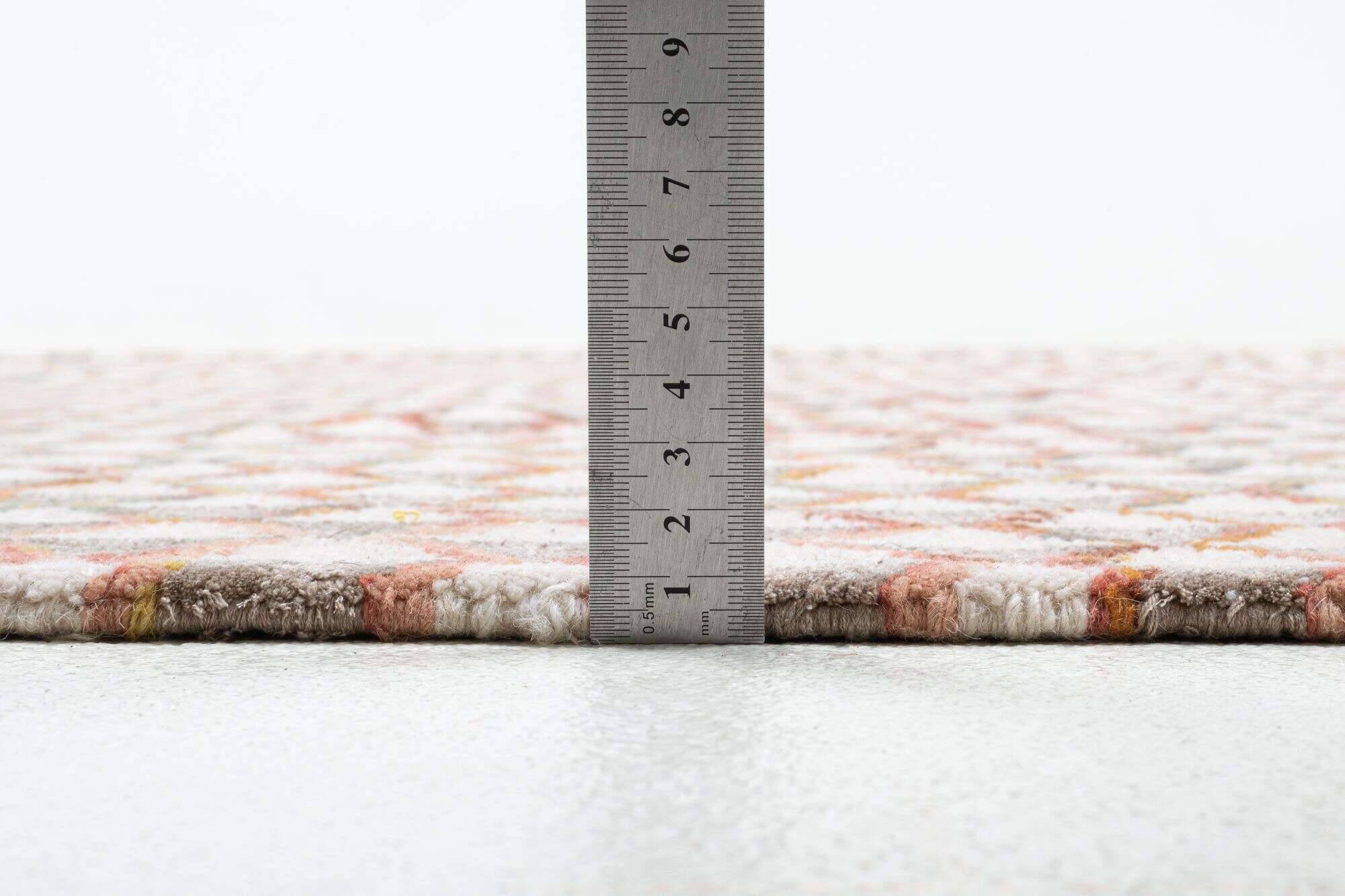 jabusilk60_c3882_555beigemulti_413273_5 Nepal Teppich Jabu Silk 60 Wolle Seide Design 243x307cm