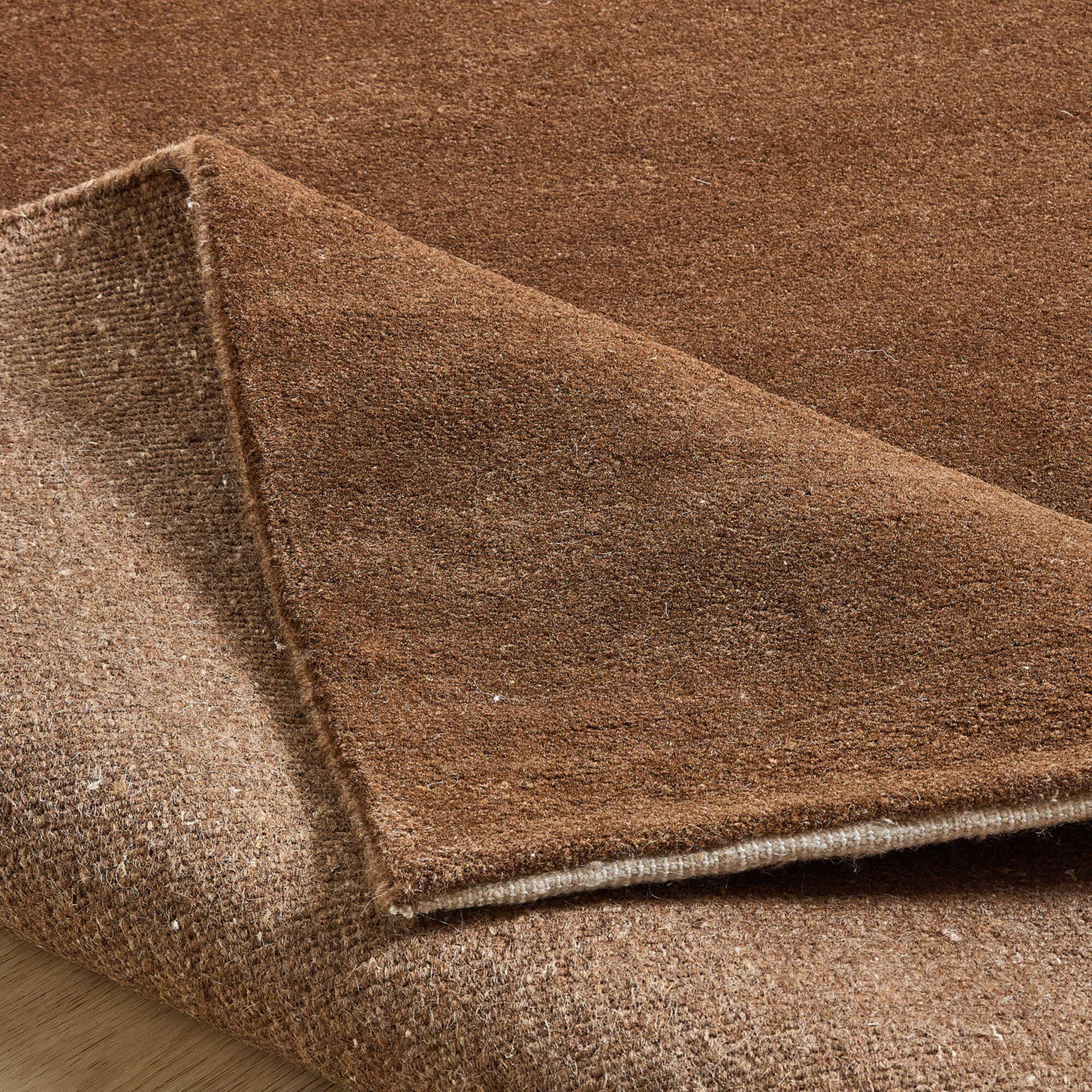 Natur Pur Teppich "Heaven" einfarbig in camel