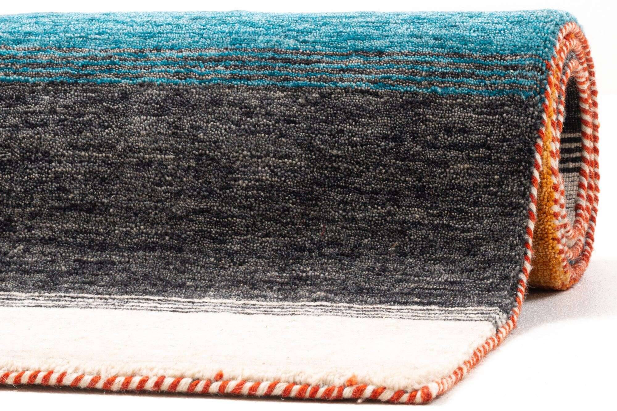 newyork_3906_403orangemulti_405271_9 Gabbeh Teppich Schurwolle 160x230 cm