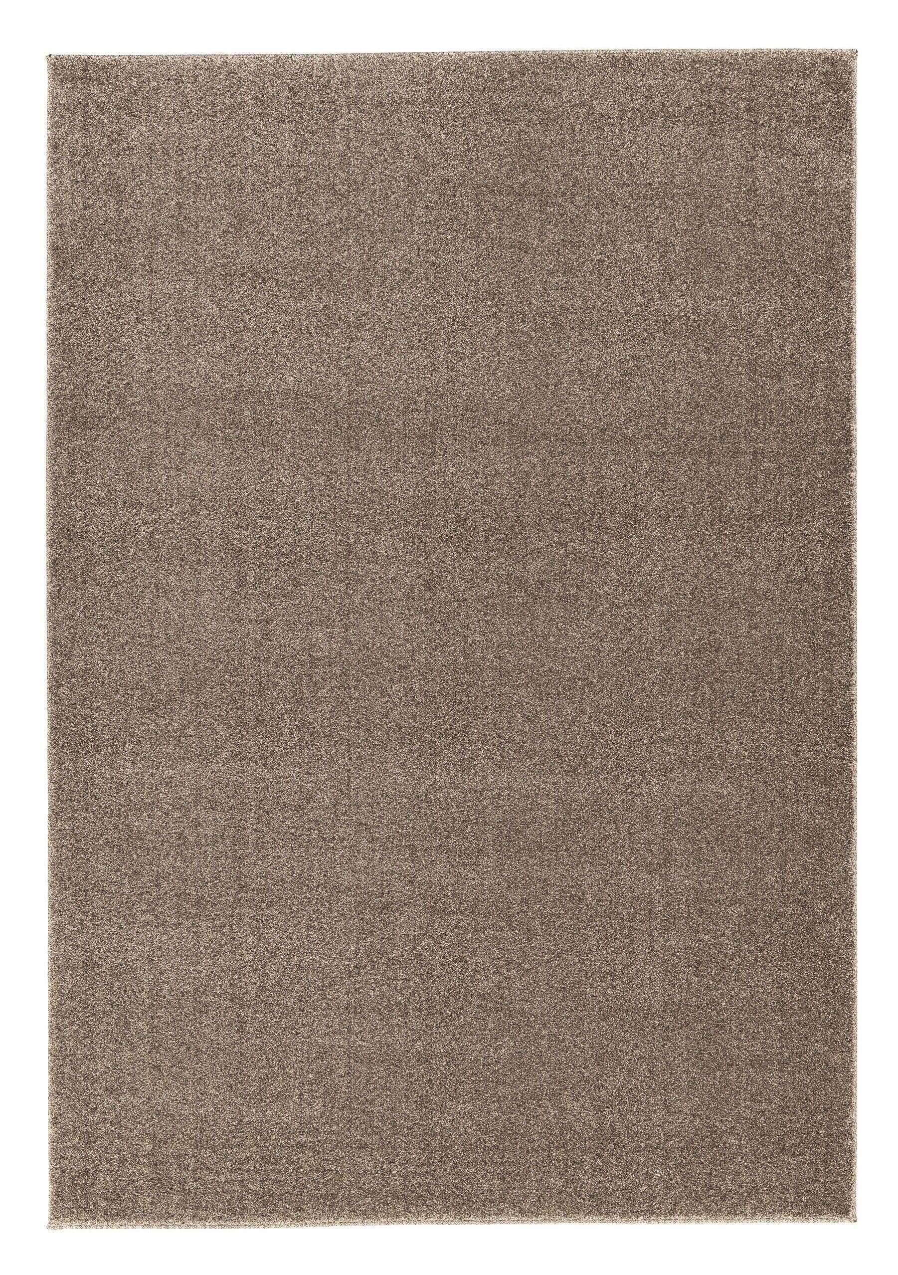 6870_001_066_Samoa Teppich uni braun Samoa 6870-001-066 Kuschelteppich