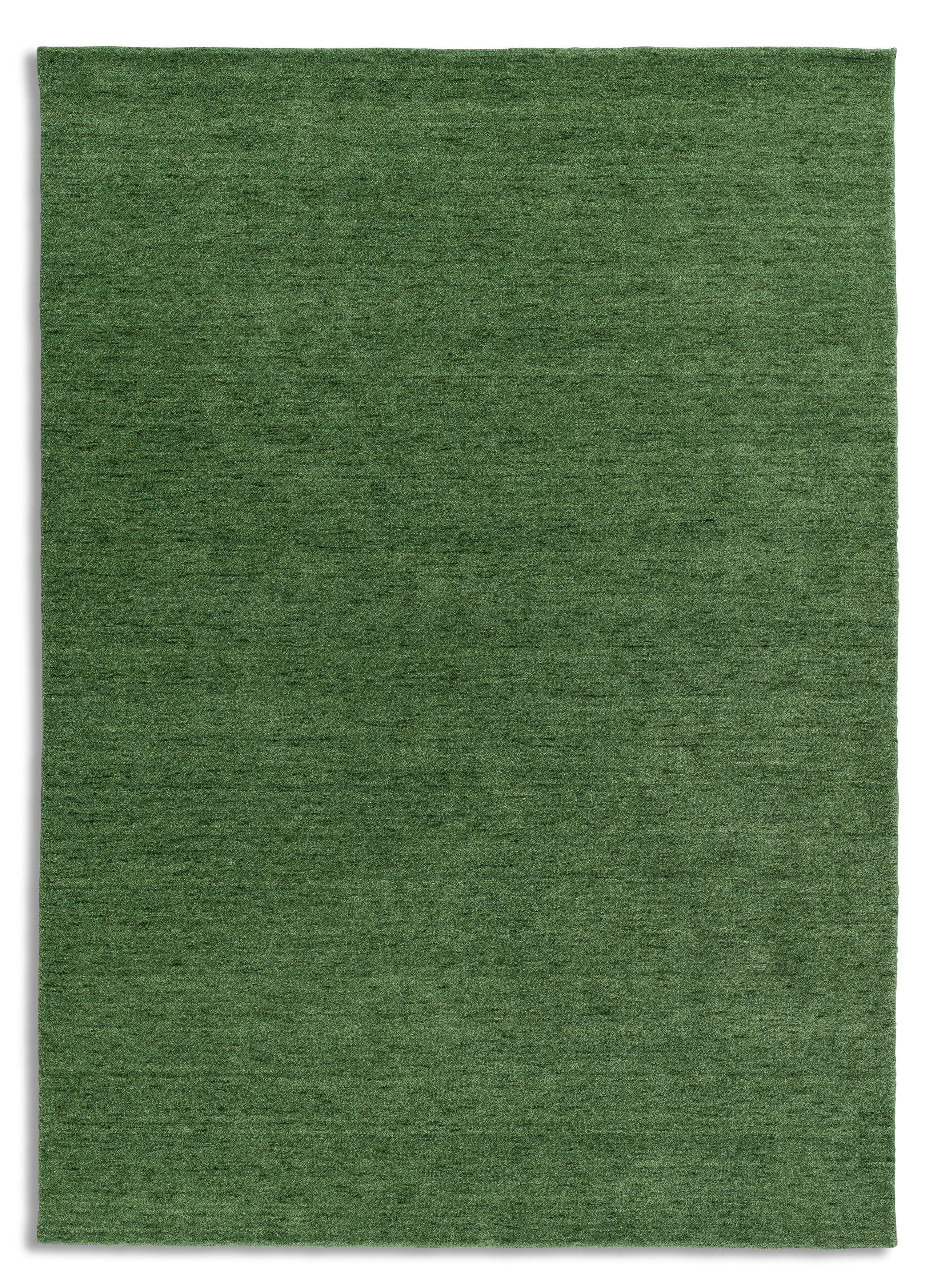 Barolo 6677 handgewebter Teppich aus Wolle grün Wunschmaß