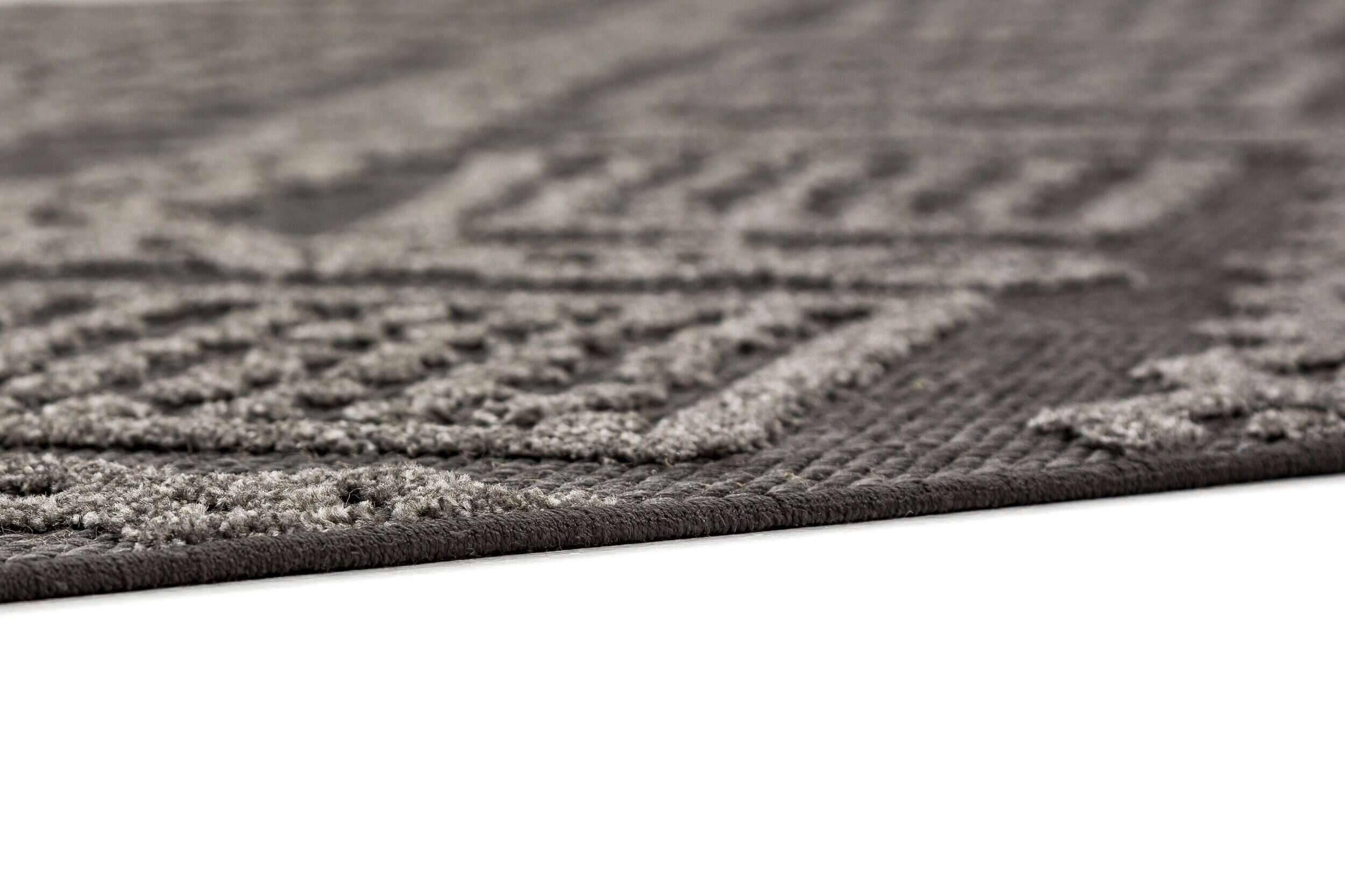 Spring 6302-211-004 In- und Outdoor Flachgewebe Teppich Modern Grau