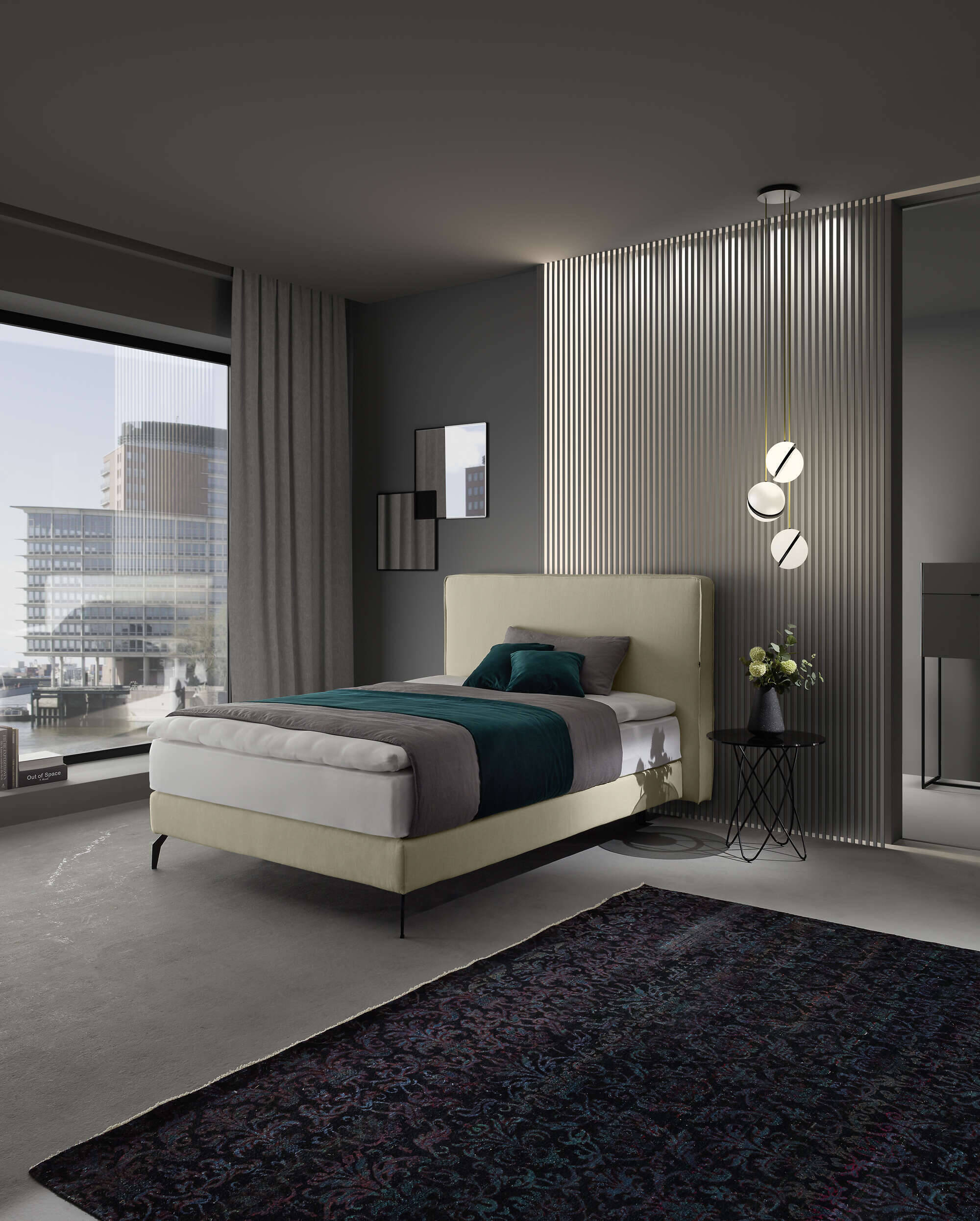 ORI16-445-15 ART Design Teppich Seide grün im Wunschmaß