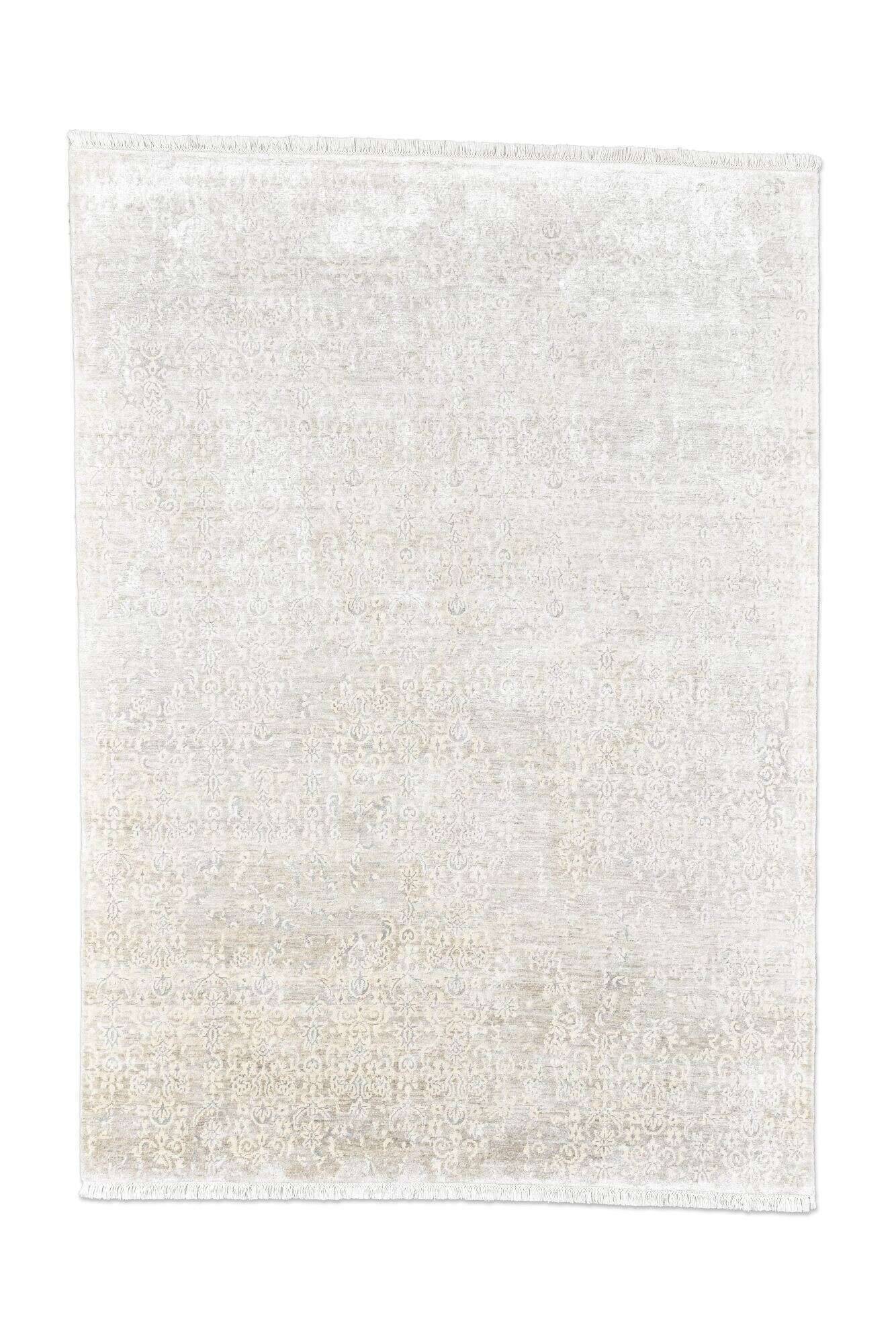queensland_4729_550beige_402097_1 Design Teppich Queensland 170x240cm Handgeknüpft Viskose beige