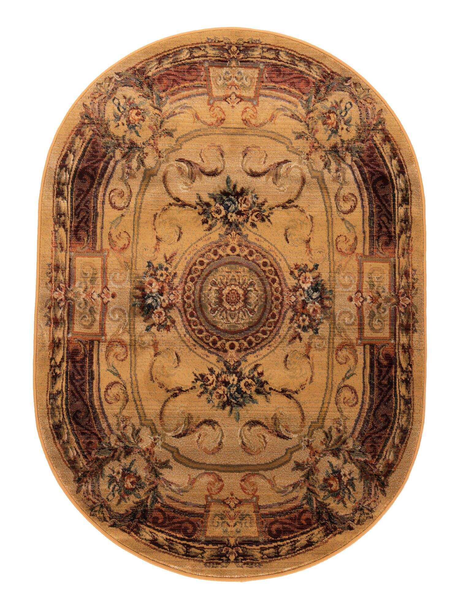 Orientteppich Gabiro 856 Teppich Klassisch Oval