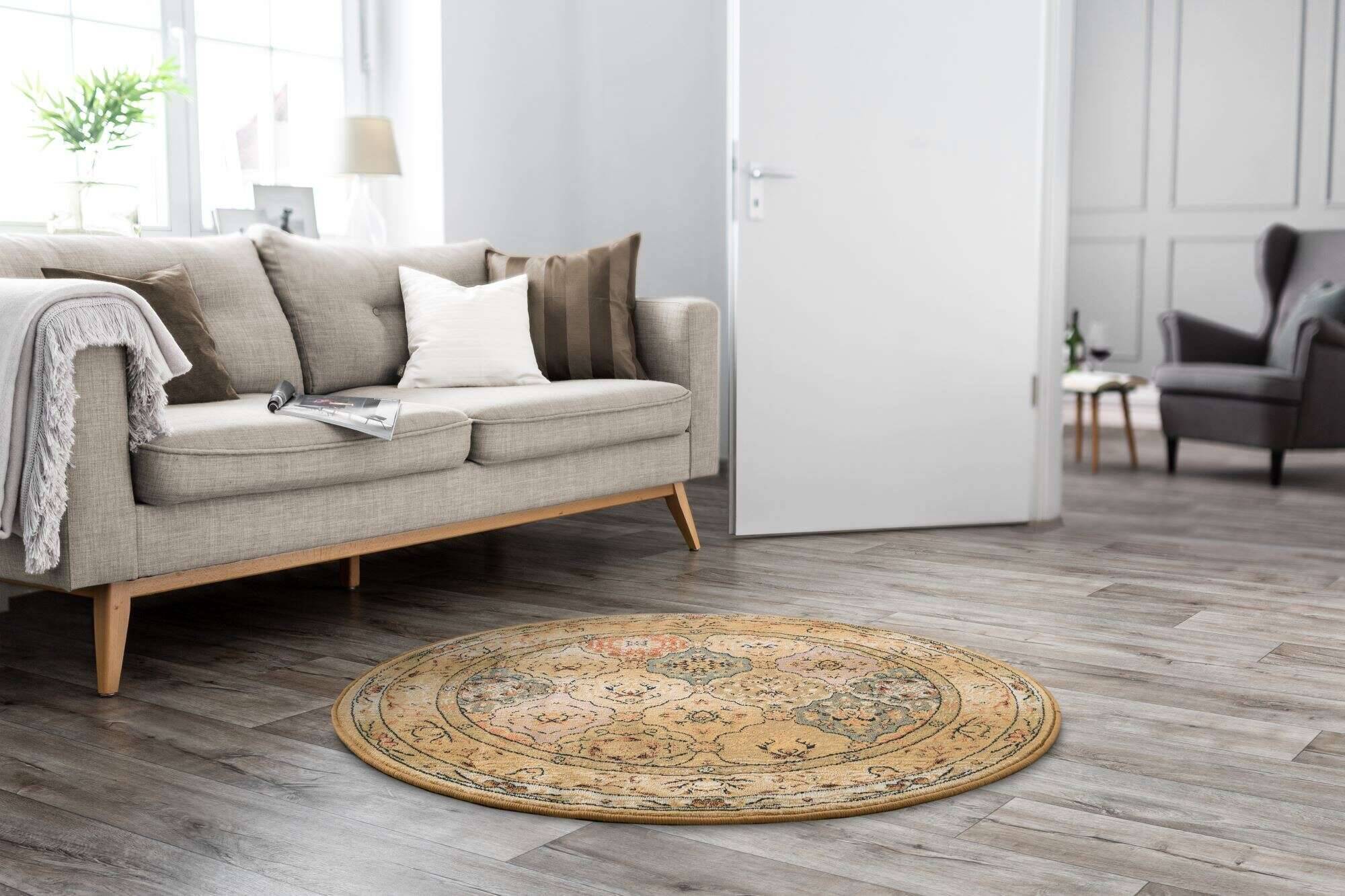 Orientteppich Gabiro 208 Teppich Klassisch Rund