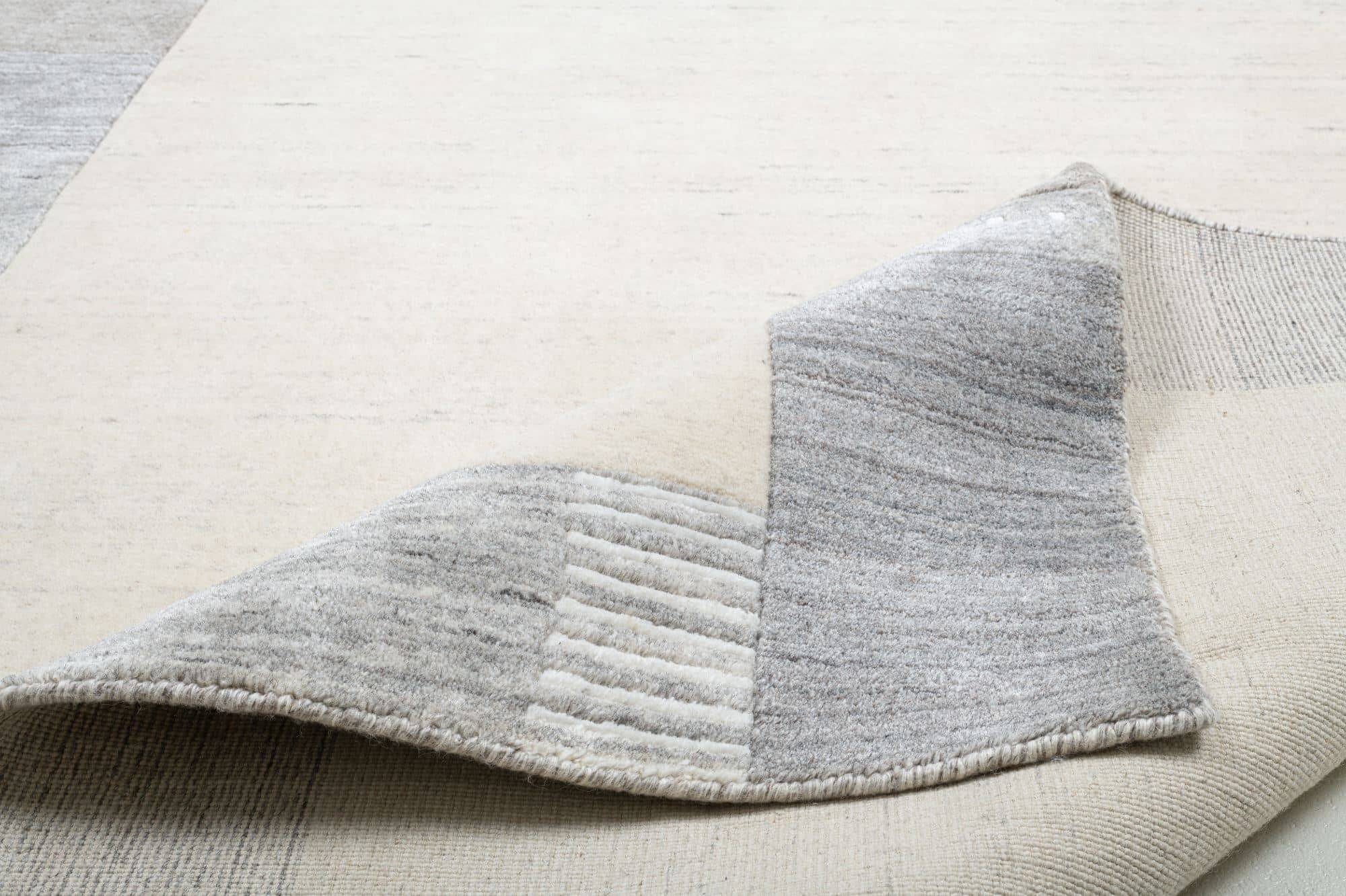 Teppich Modern Nevada Viscose Handgewebt 160x230cm grau