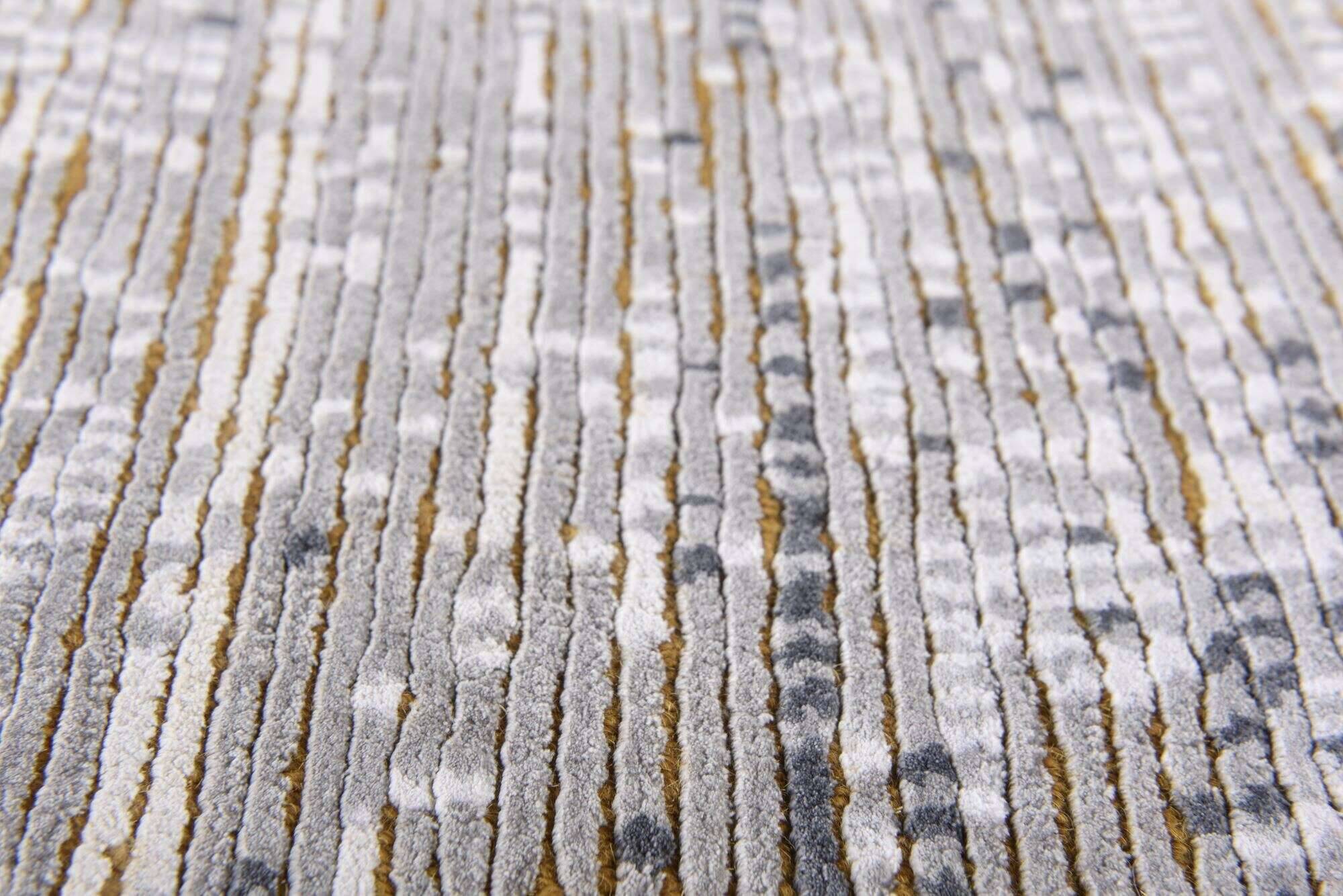 ribeyesilk60_c750_669greygold_427583_3 Nepal Teppich Rib Eye Silk 60 Wolle Seide im Wunschmaß