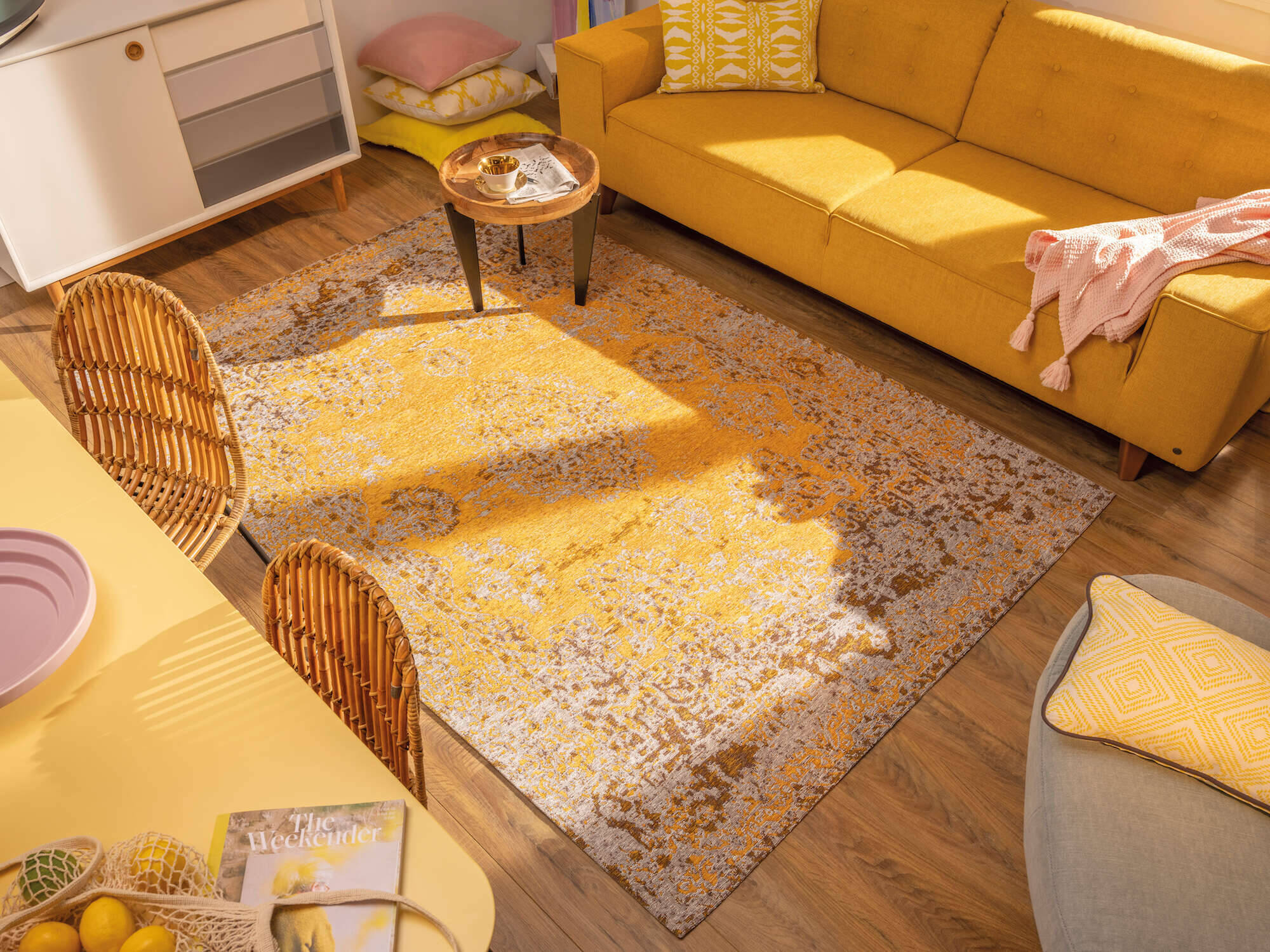 TT_Funky_Orient_Kirman-gold_4793 Teppich Funky Orient Kirman Tom Tailor Teppich mit Orient Muster