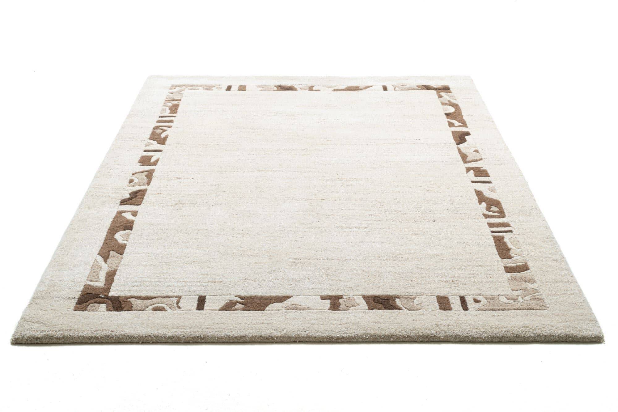 Naturteppich Cologne Silk Handgeknüpft beige 160x230cm