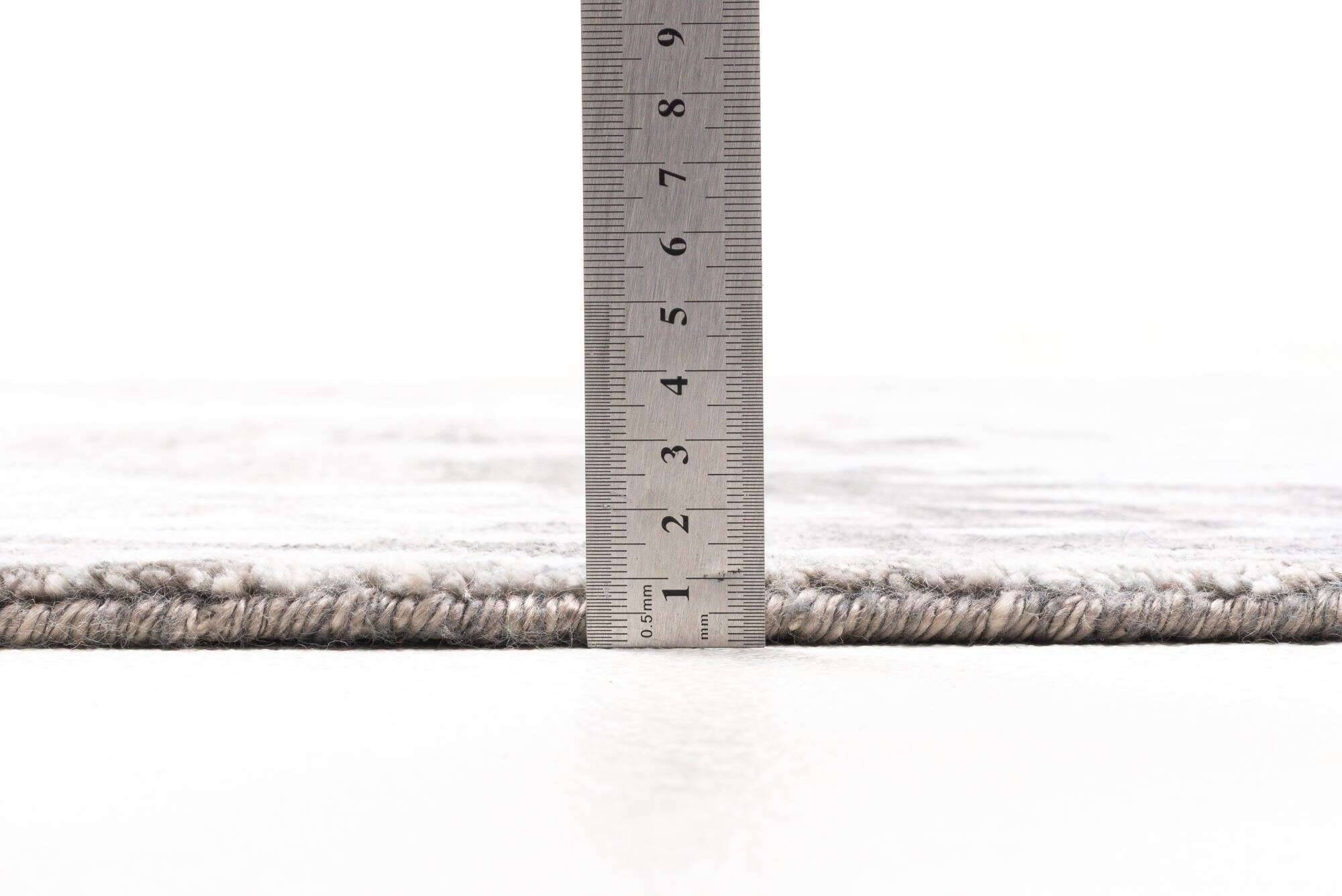 queensland_4825_650grey_402103_5 Design Teppich Queensland Handgeknüpft 170x240cm Viskose grau