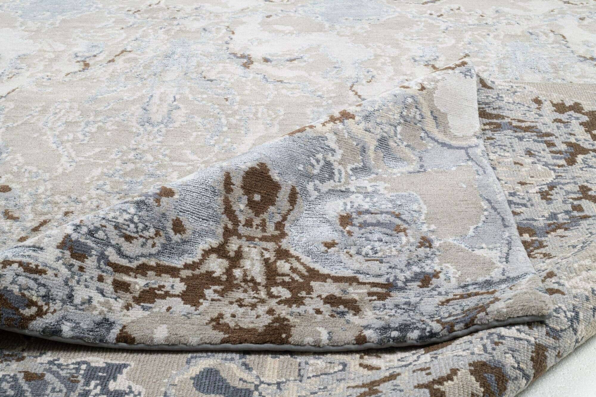 jabusilk30_c2306_655grey-multi_111123_9 Nepal Teppich Jabu Silk 30 Wolle Seide Design Teppich 245x298cm