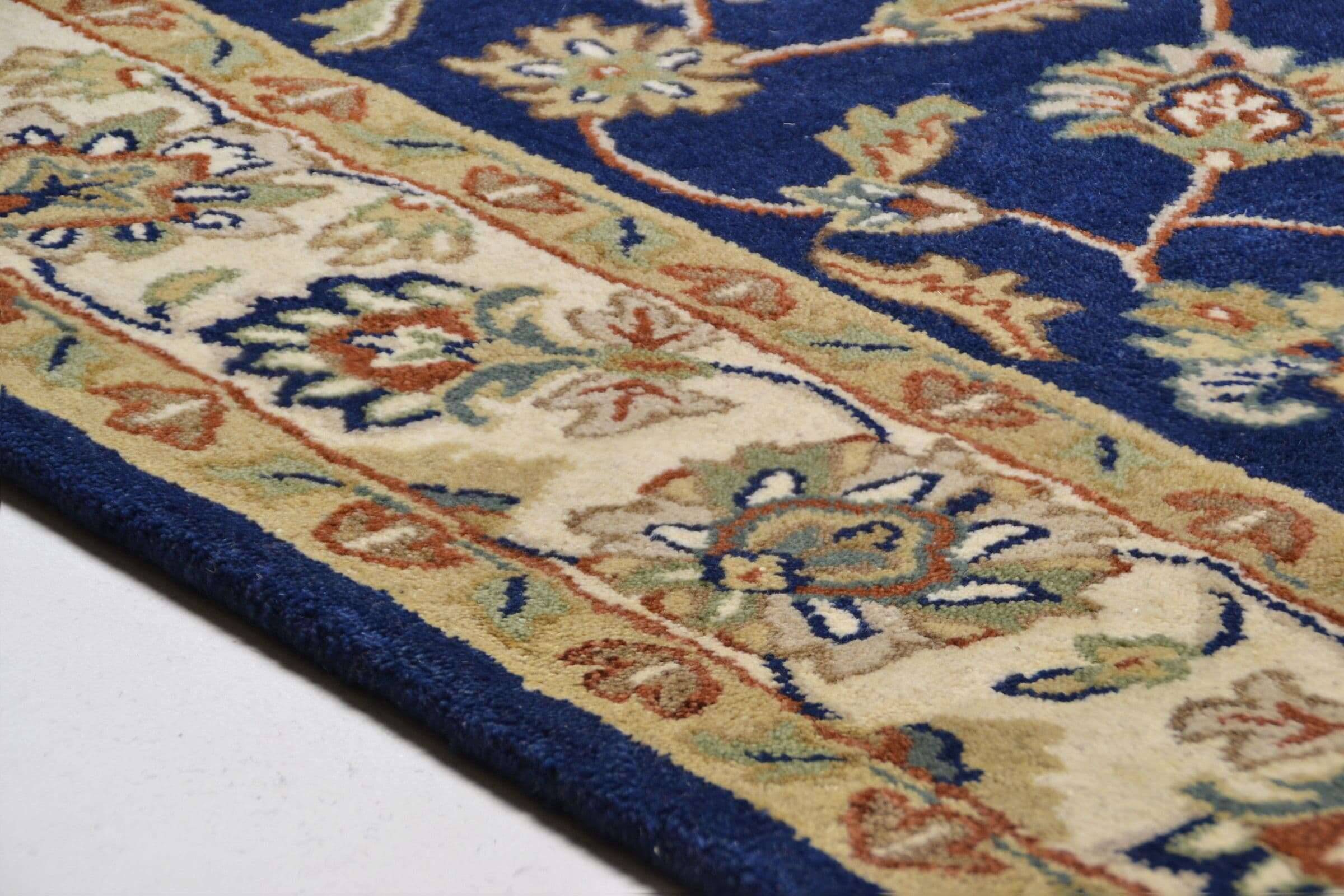 royalziegler_503_blaucream_300623_3 Royal Ziegler Handgetuftet Orient blau im Wunschmaß