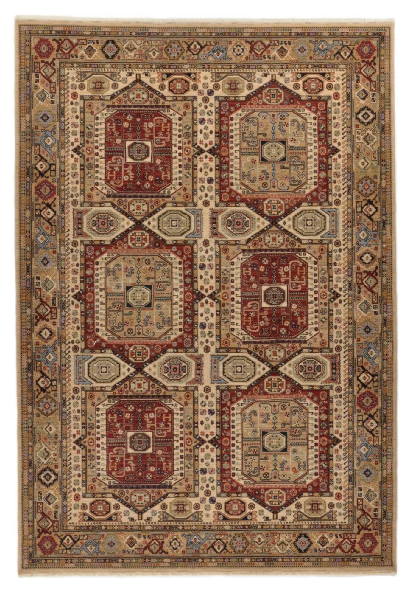 Saharna_7275_550beige_423925_1 Teppich Saharna 7275 Webteppich aus reiner Wolle