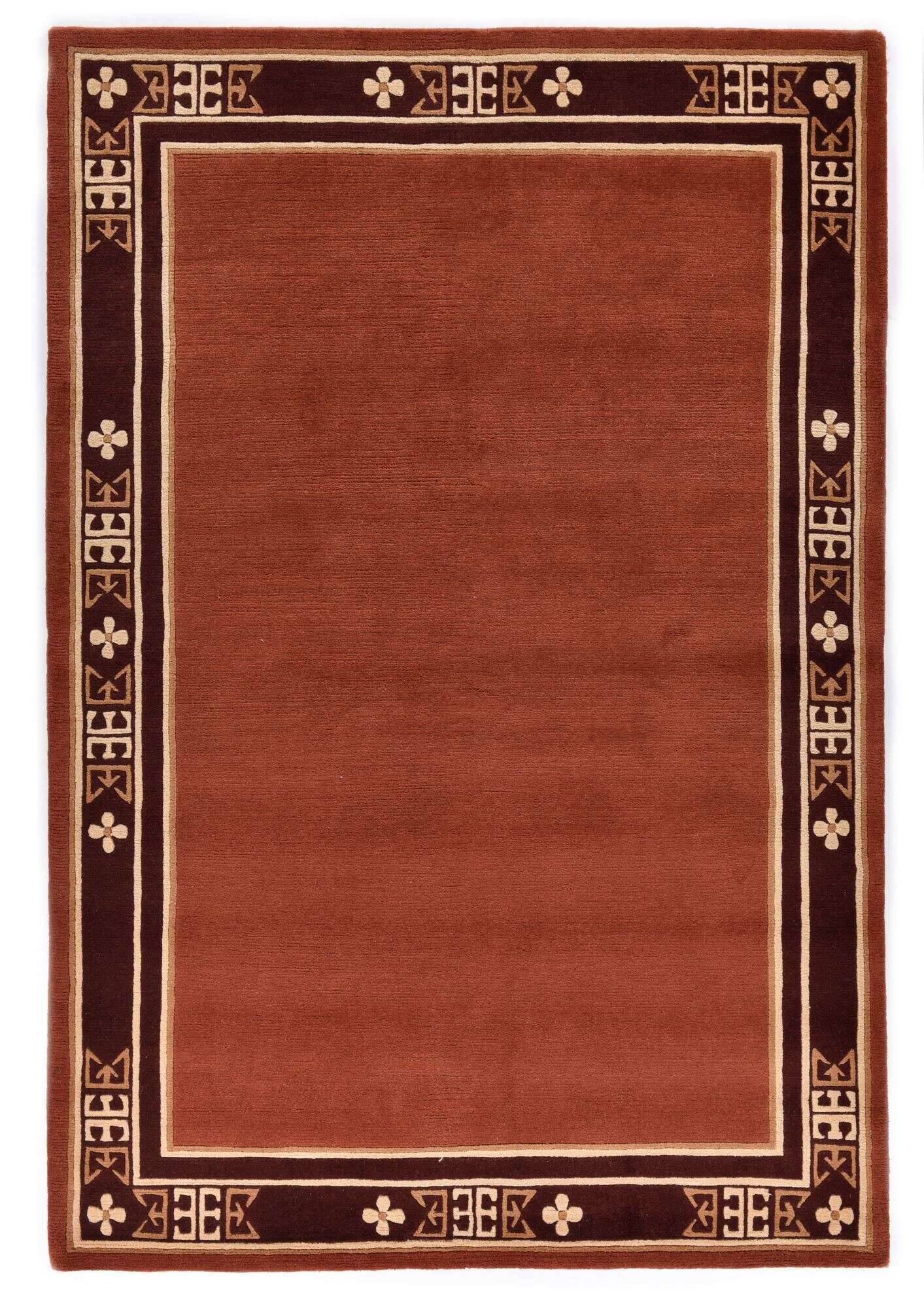 gurkha_mc88_440rust_110585_1 Tibet Teppich Gurkha MC88-440 im Wunschmaß