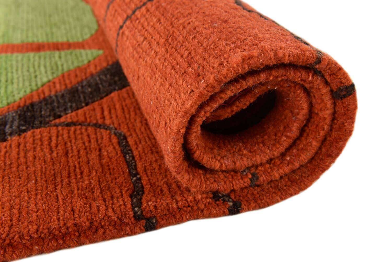 Sangri_RS596_800Multicolor_110795_11 Sangri Teppich Nepal Wolle bunt Handgeknüpft Wunschmaß