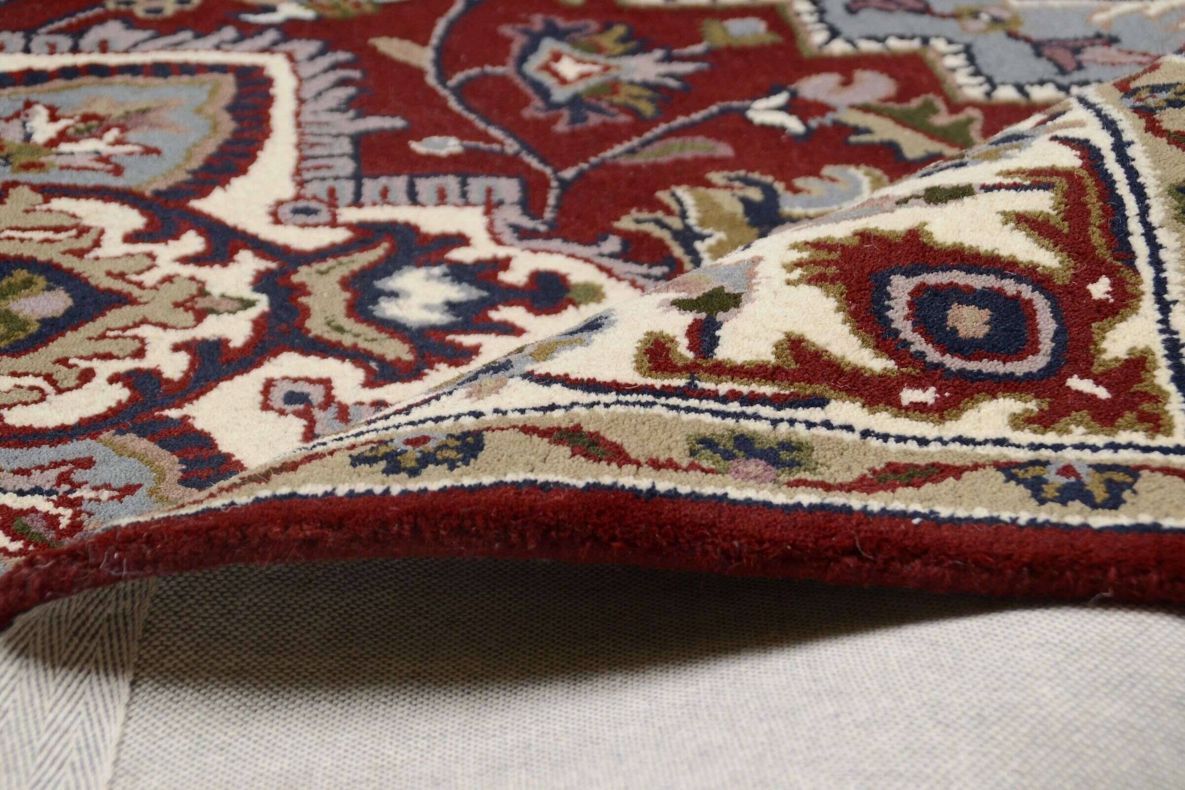 Royal_heriz_rotcreme_300432_9kWmz0uKMSPvgK Royal Heriz Handgetuftet Orientteppich Wolle