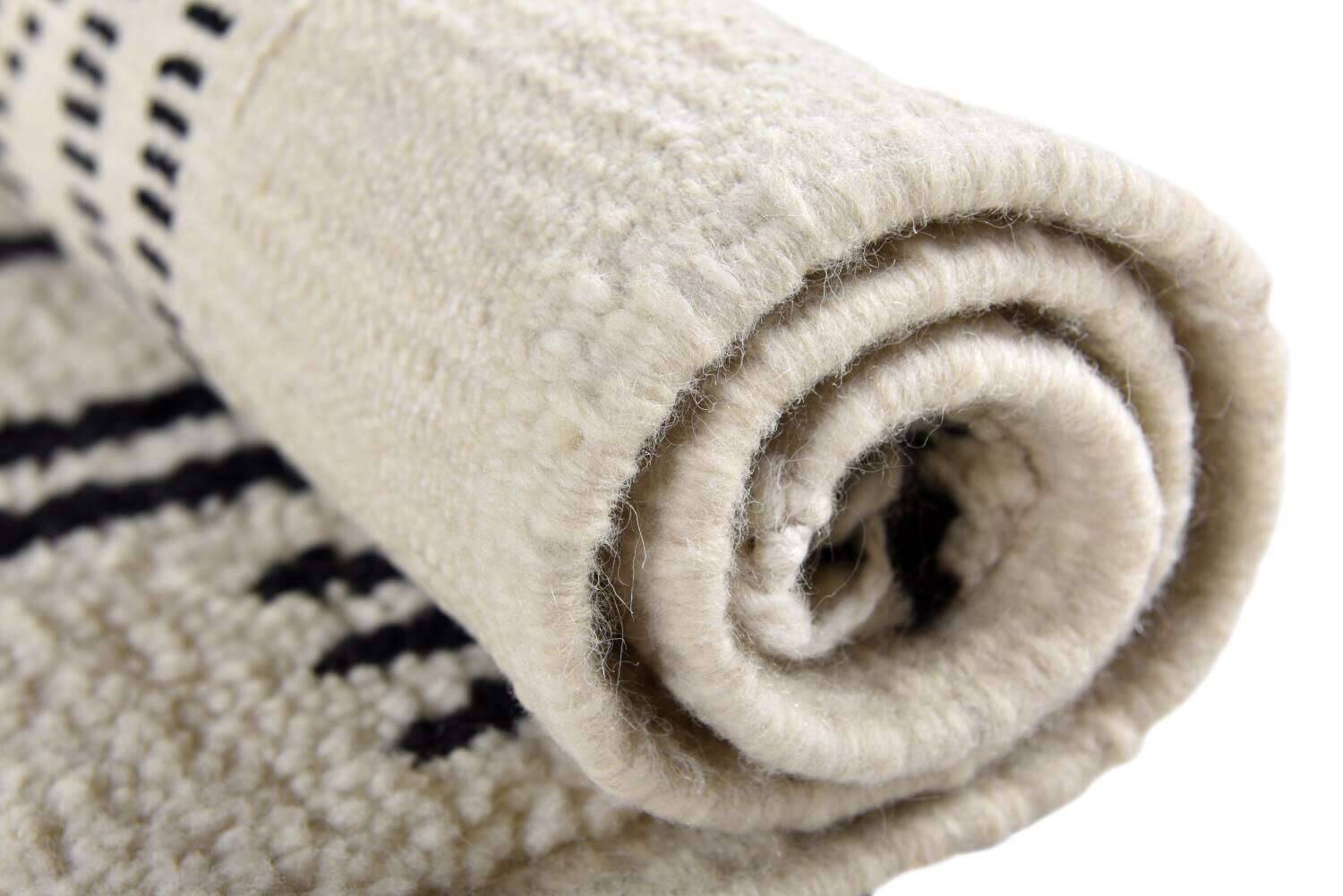 BenniUrein_2008_997Blanc_426558_11 Berber Teppich Beni Ourain 120x200cm Schafwolle