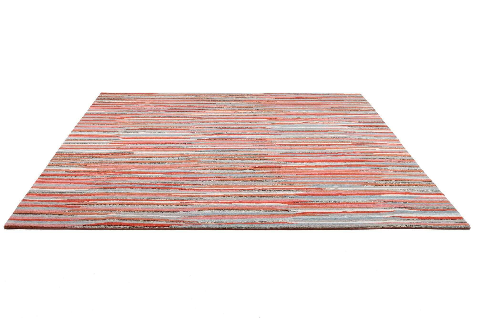 jabusilk_c3868_200red_413197_21 Nepal Teppich Jabu Silk Wolle Seide Design Teppich 245x309cm