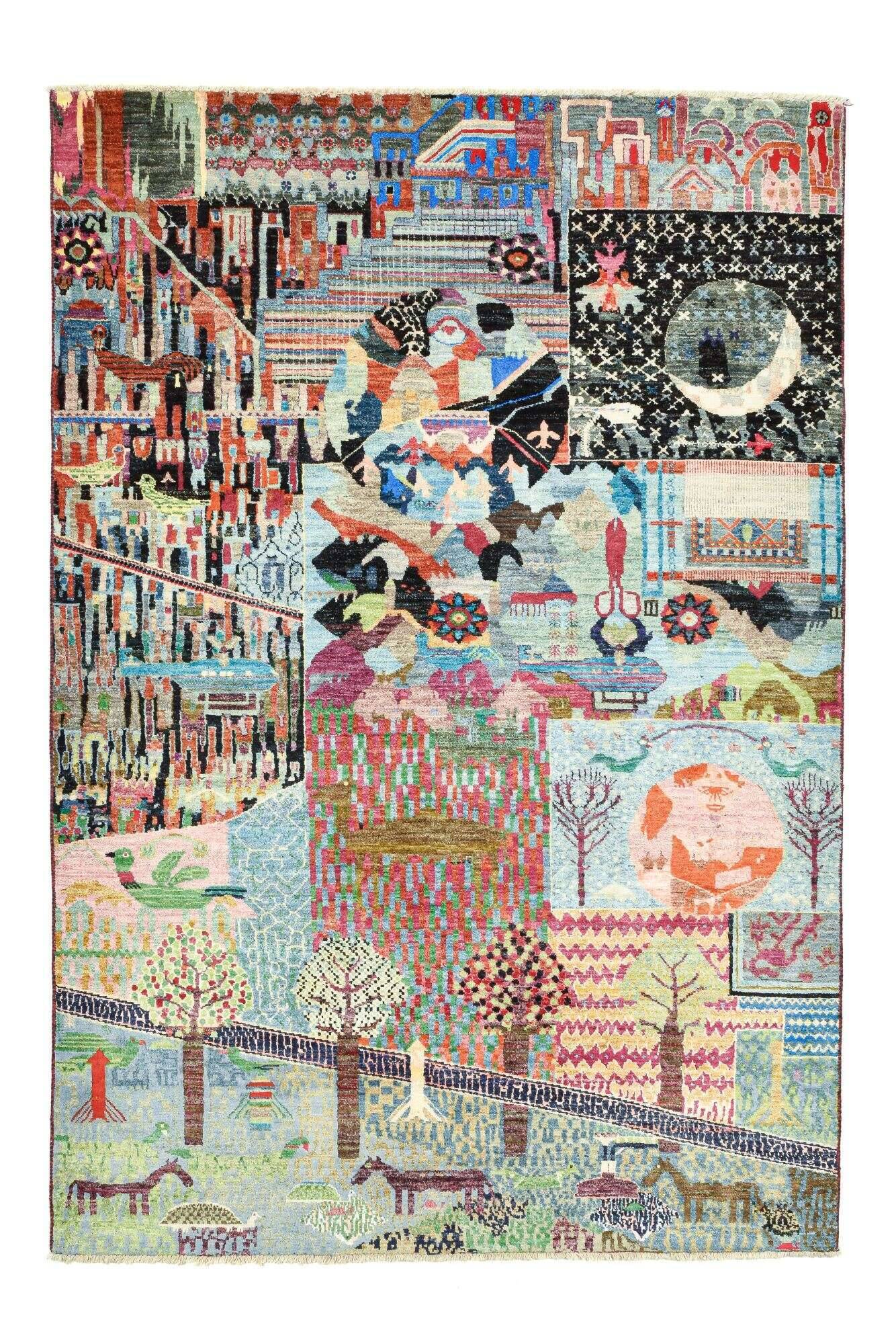 Orient Teppich 183 x 268 cm Artemshah Teppich Handgeknüpft