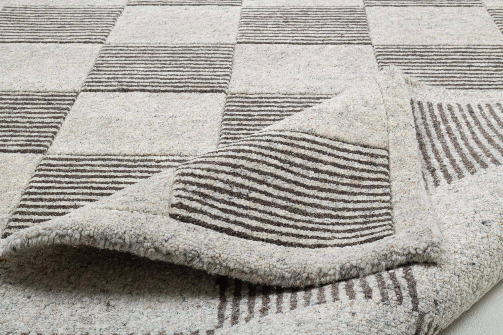 Teppich Medan Natur handgeknüpft Schurwolle 160x230cm Teppich Medan Natur handgeknüpft Schurwolle 160x230cm