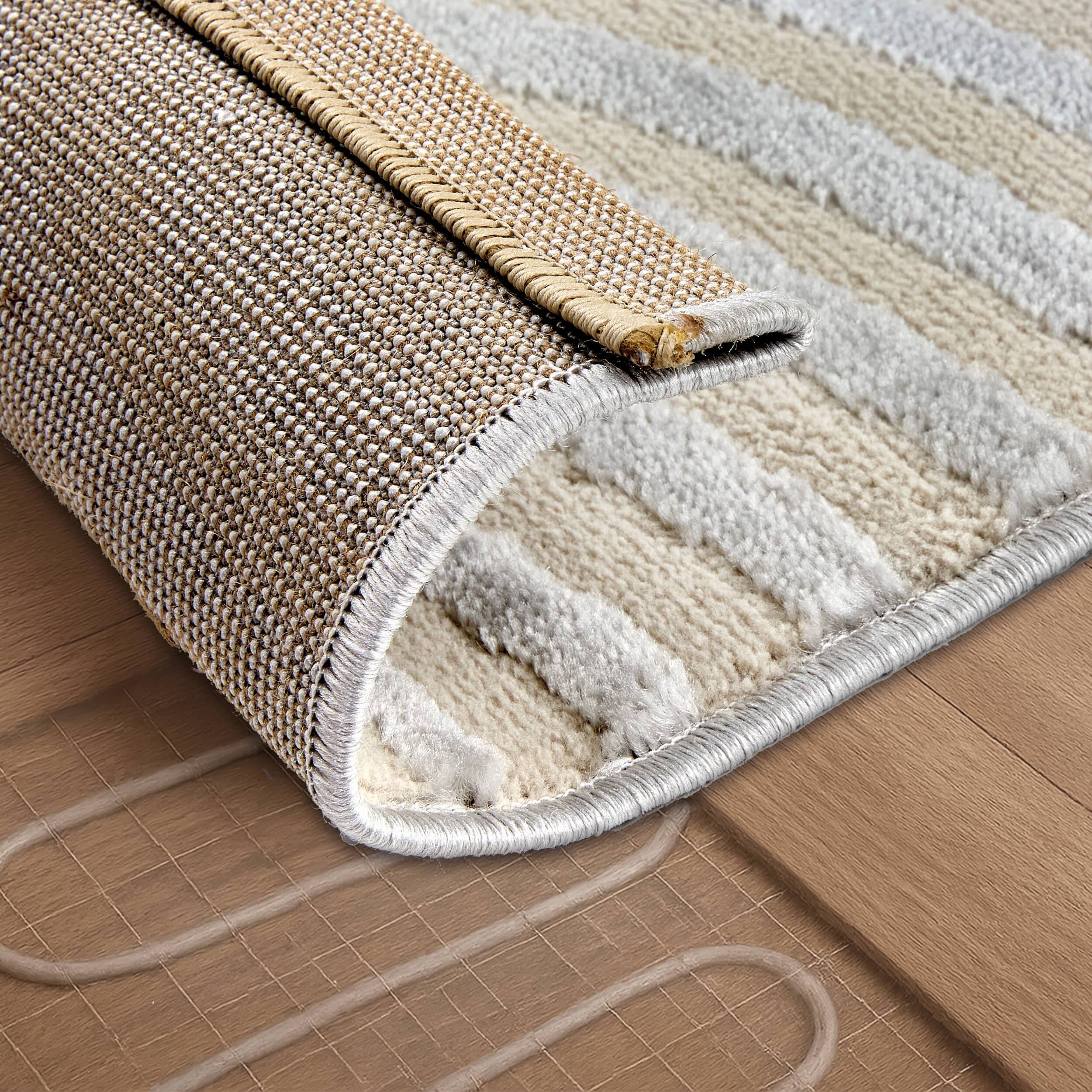 Vintageteppich Jules D.253 C. 004 Kringel silber Vintageteppich Jules D.253 C. 004 Kringel silber