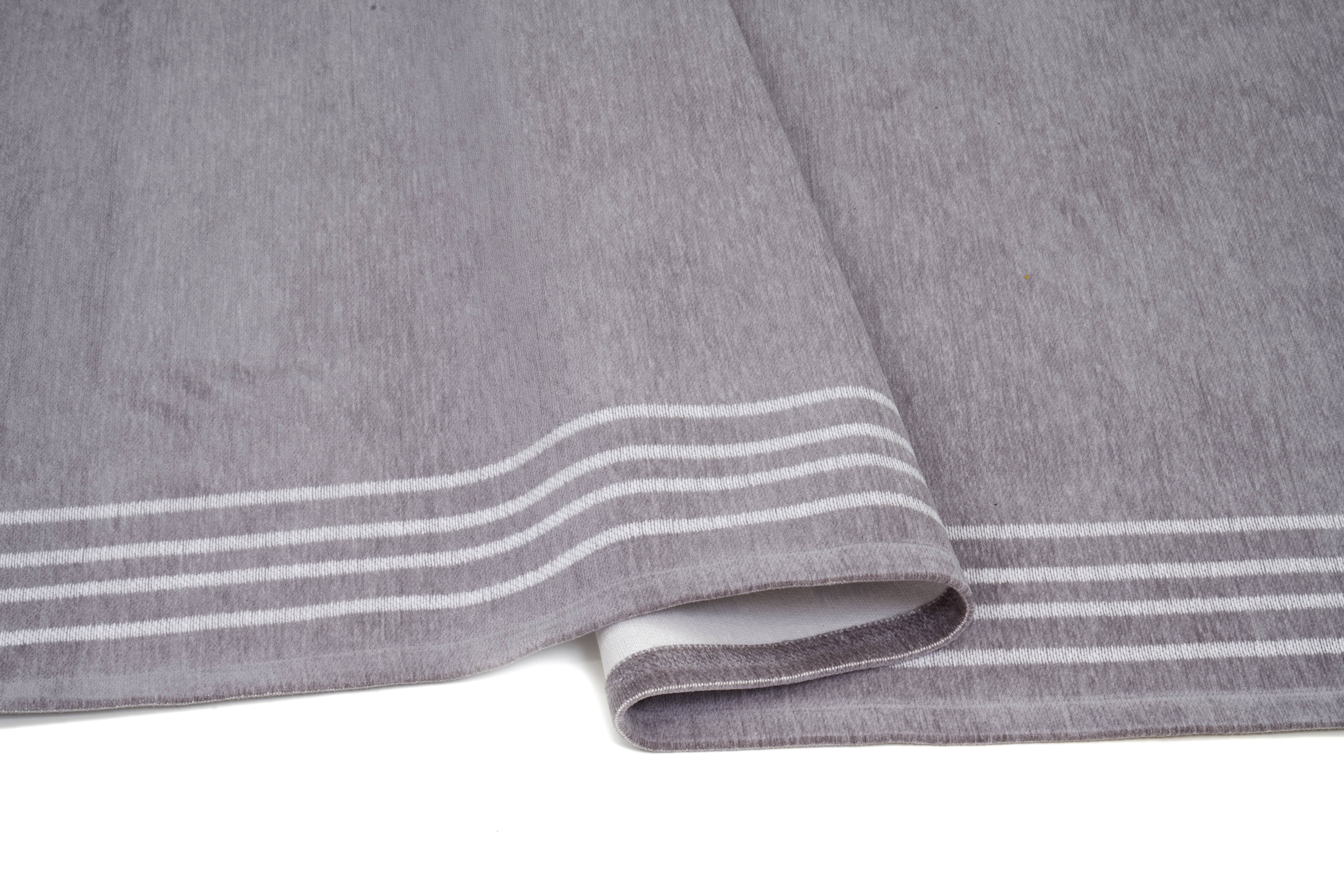 Moderner Teppich ROYAL GRAY - Waschbarer Teppich