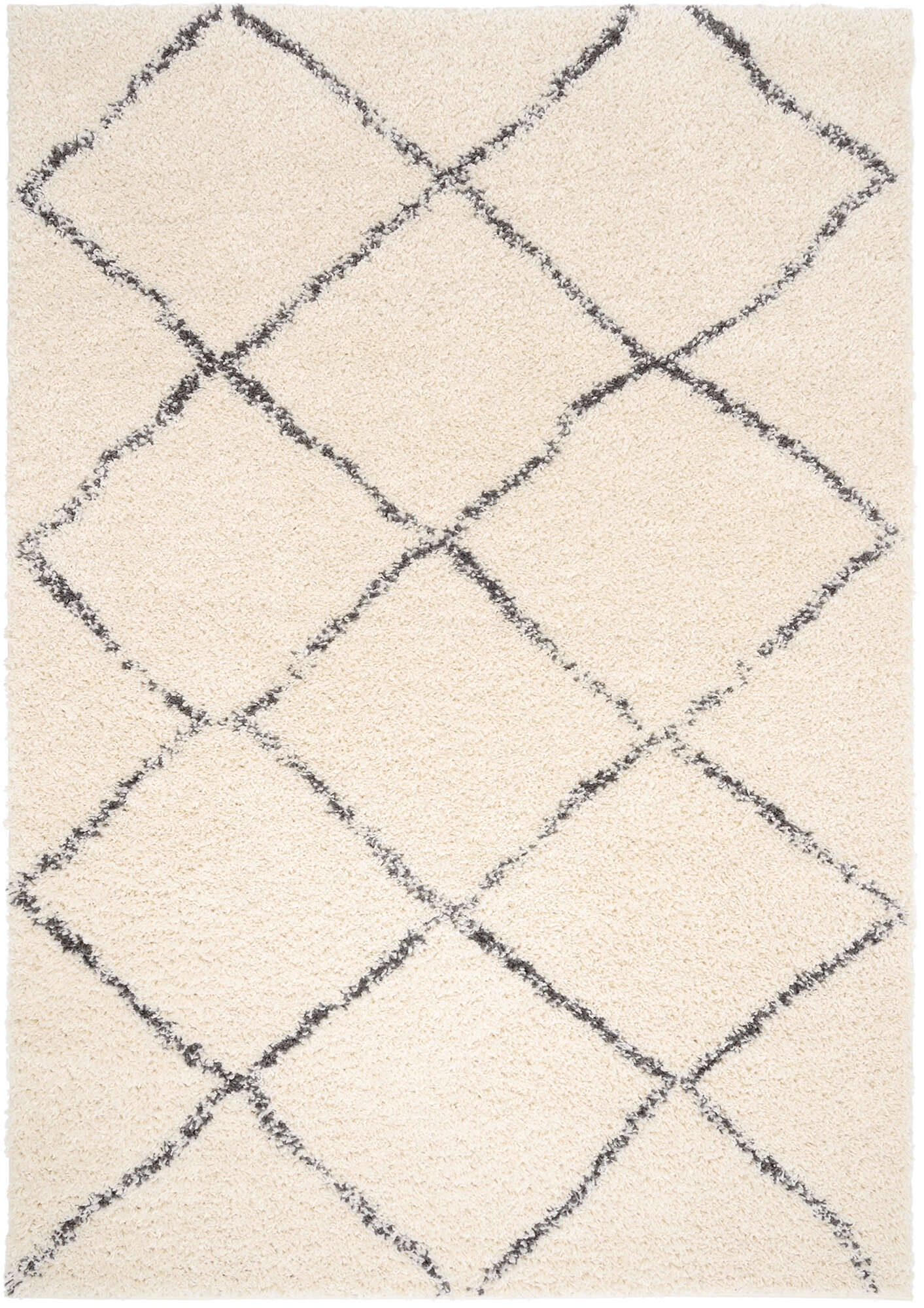 STO01-686-28 Stockholm Teppich Modern Boho Hochflor